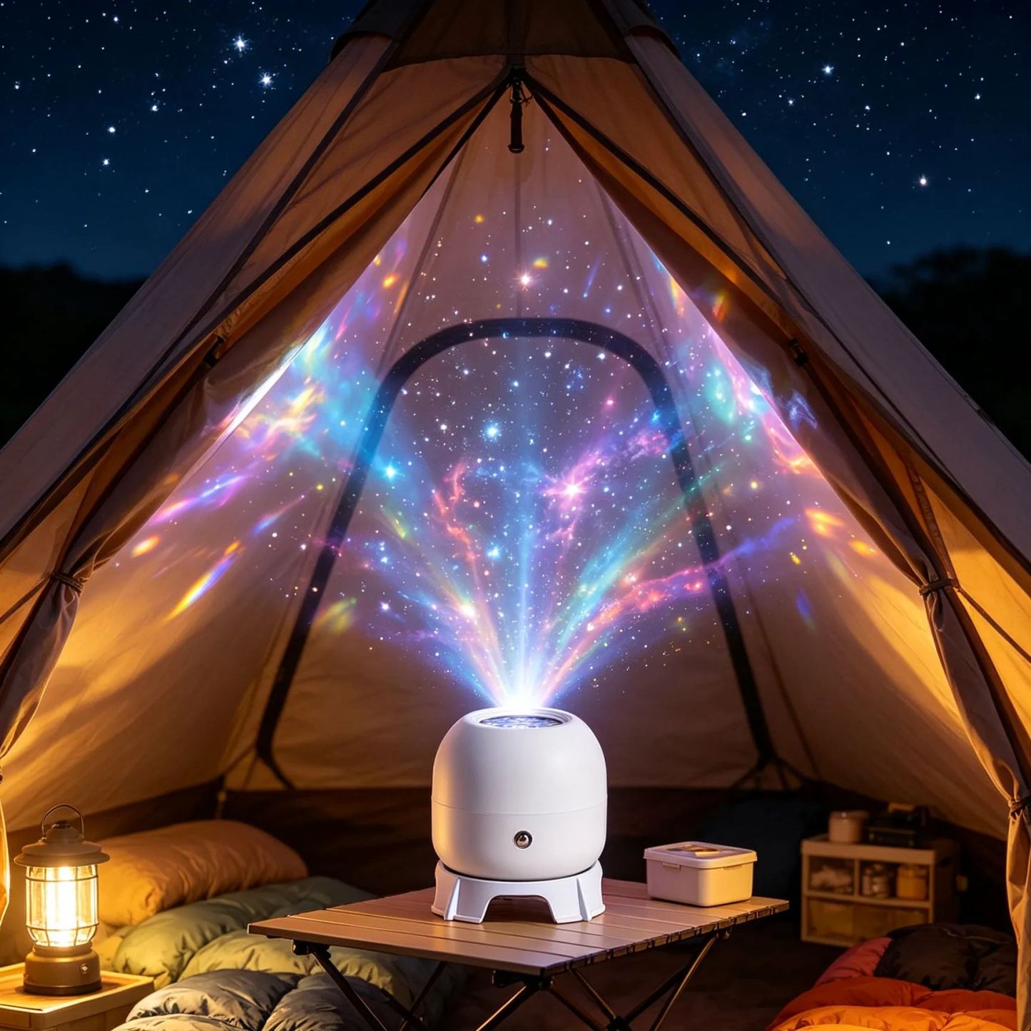 Colorful Fantasy Rotating Projection Lamp