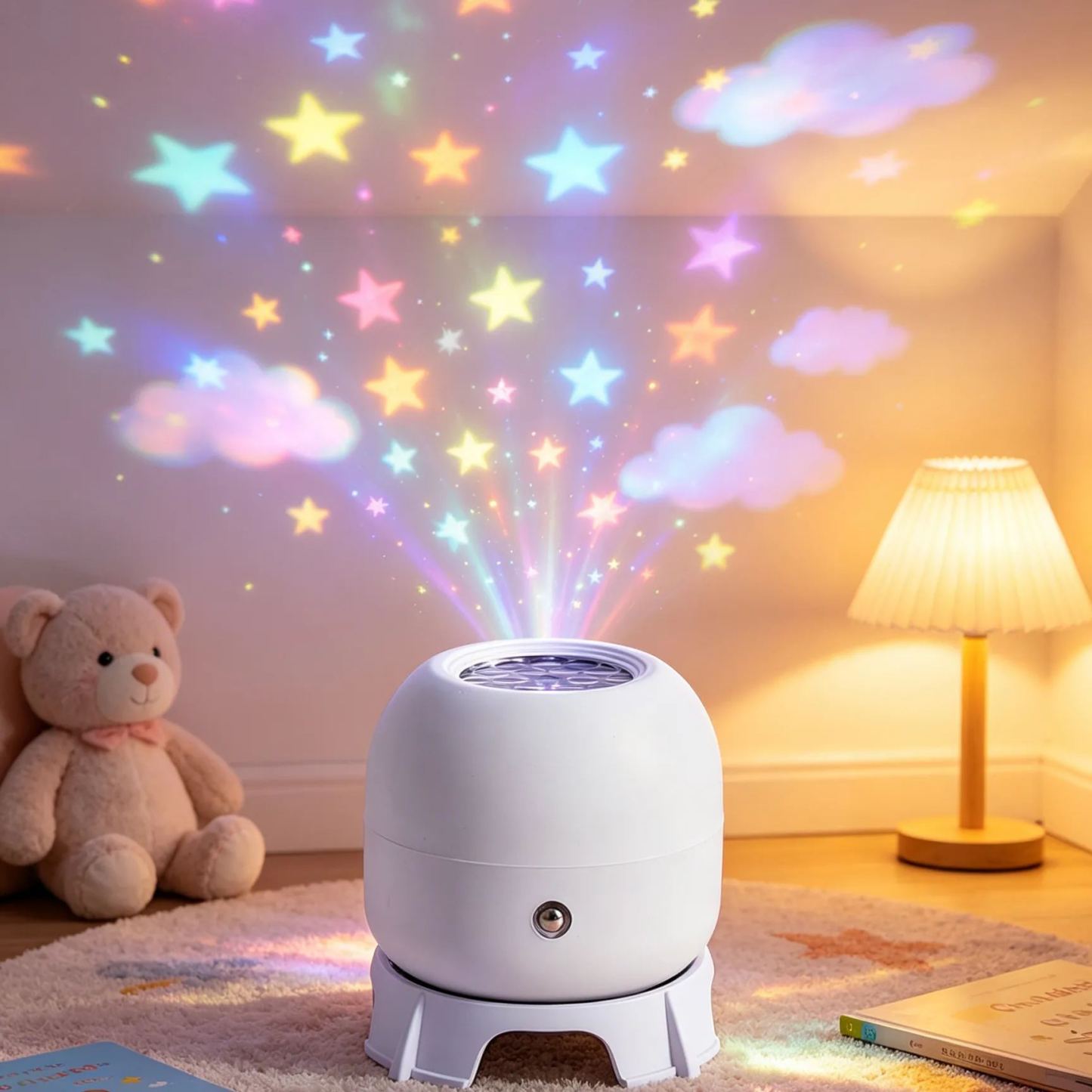Colorful Fantasy Rotating Projection Lamp