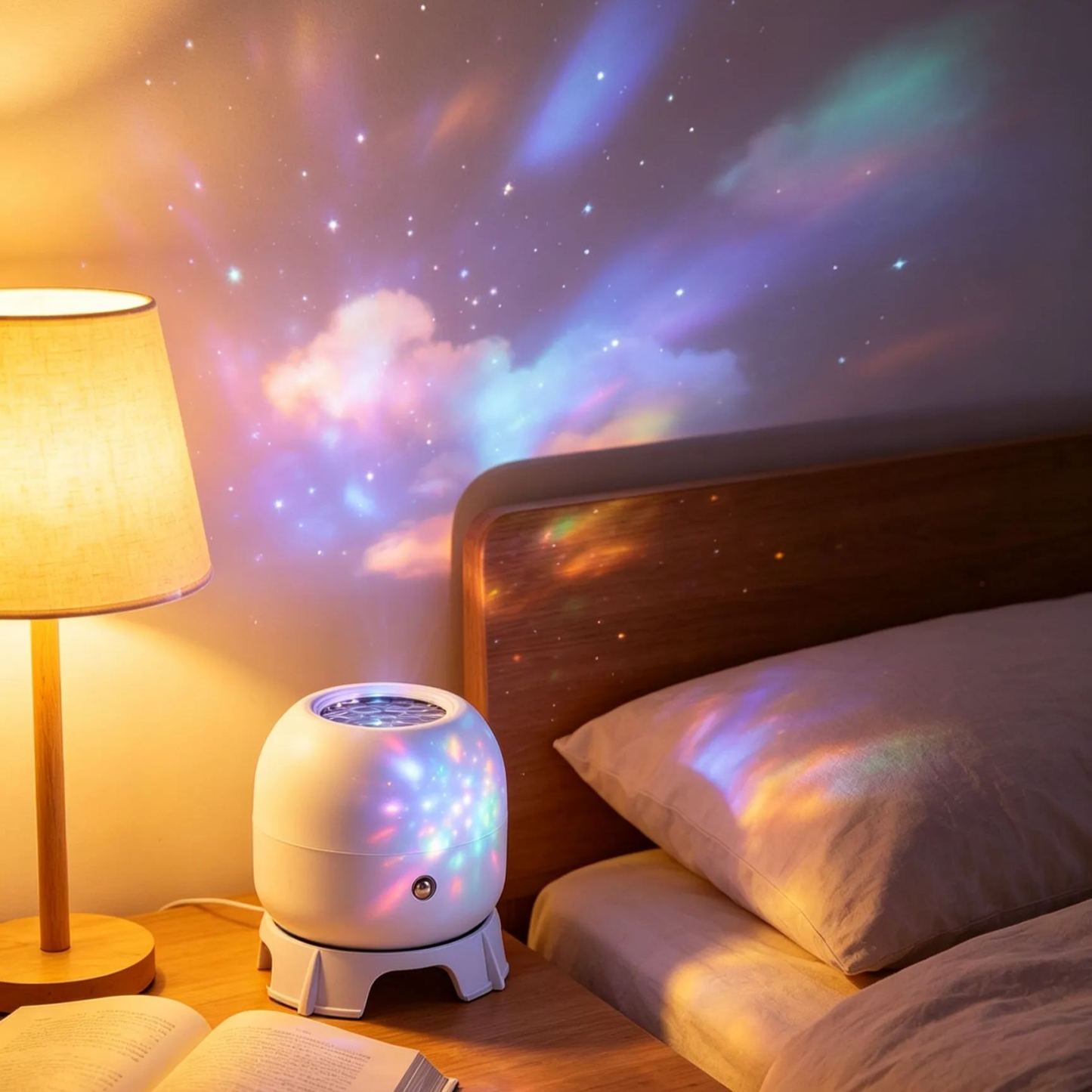 Colorful Fantasy Rotating Projection Lamp