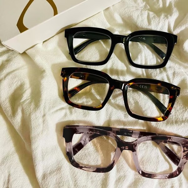 Women's Large Frame Blue Light Blocking Reading Glasses
