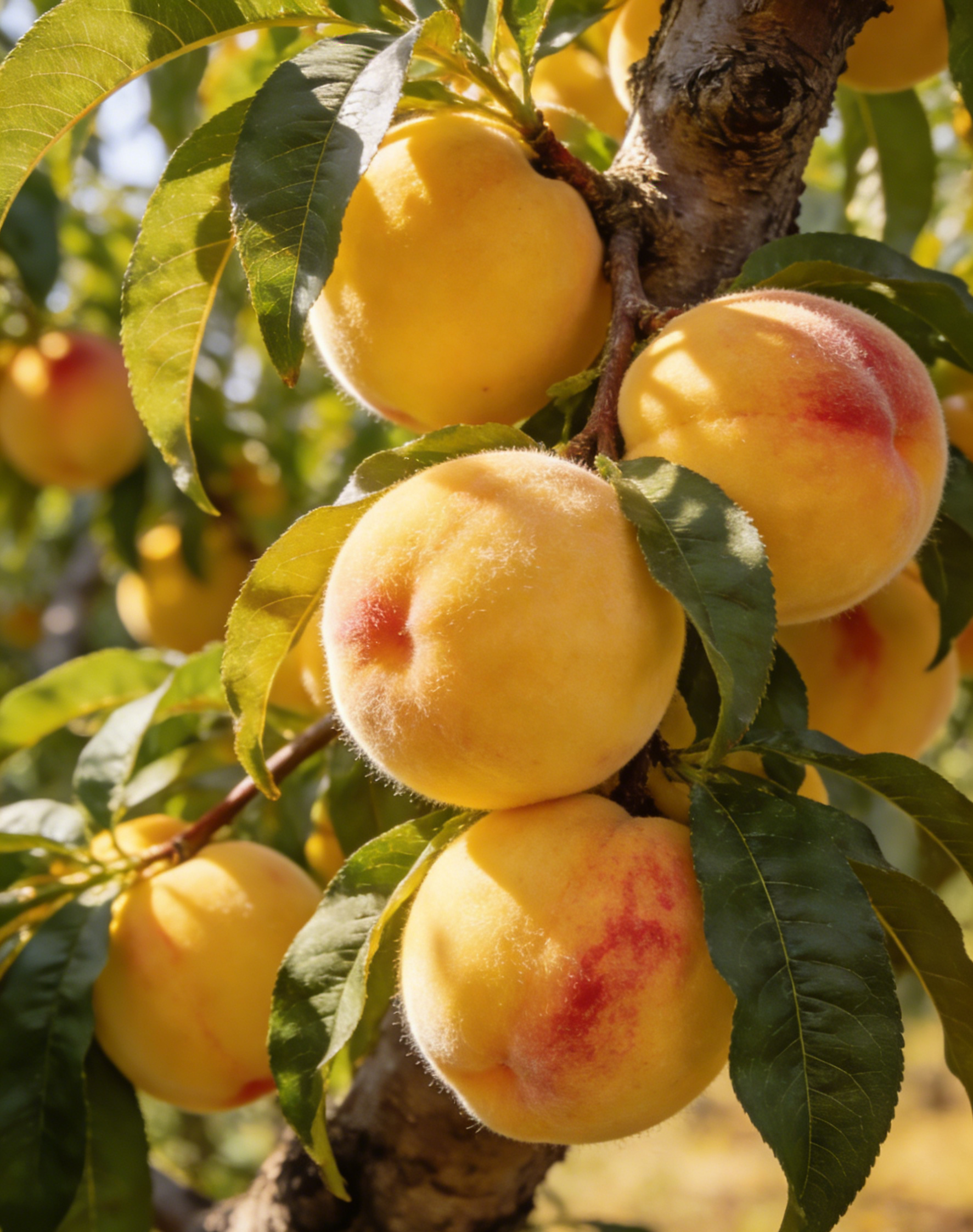 [Bearing Fruit in 3 Months] Extra Large Golden Peach Saplings