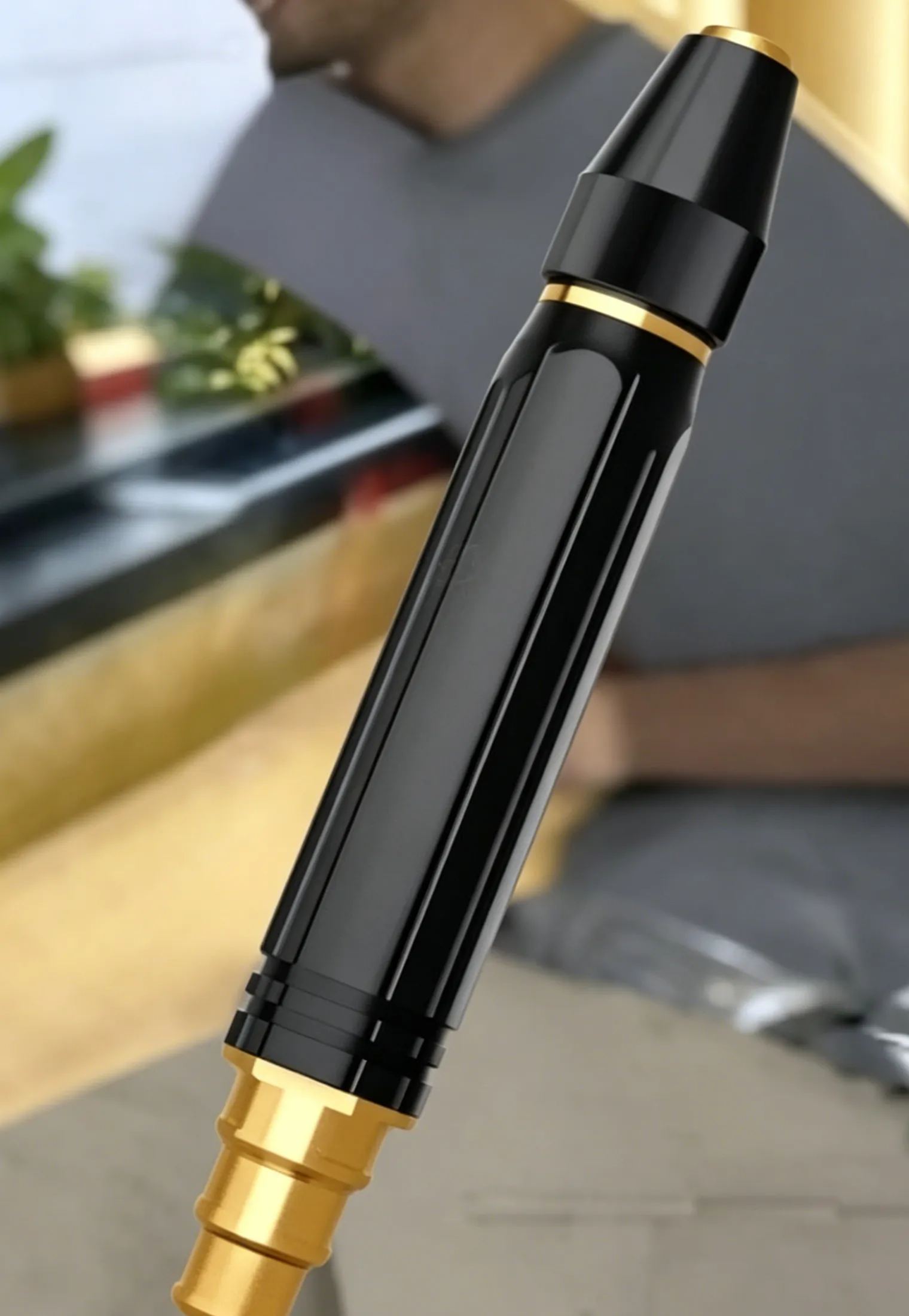Household copperplated highpressure water gun nipple head