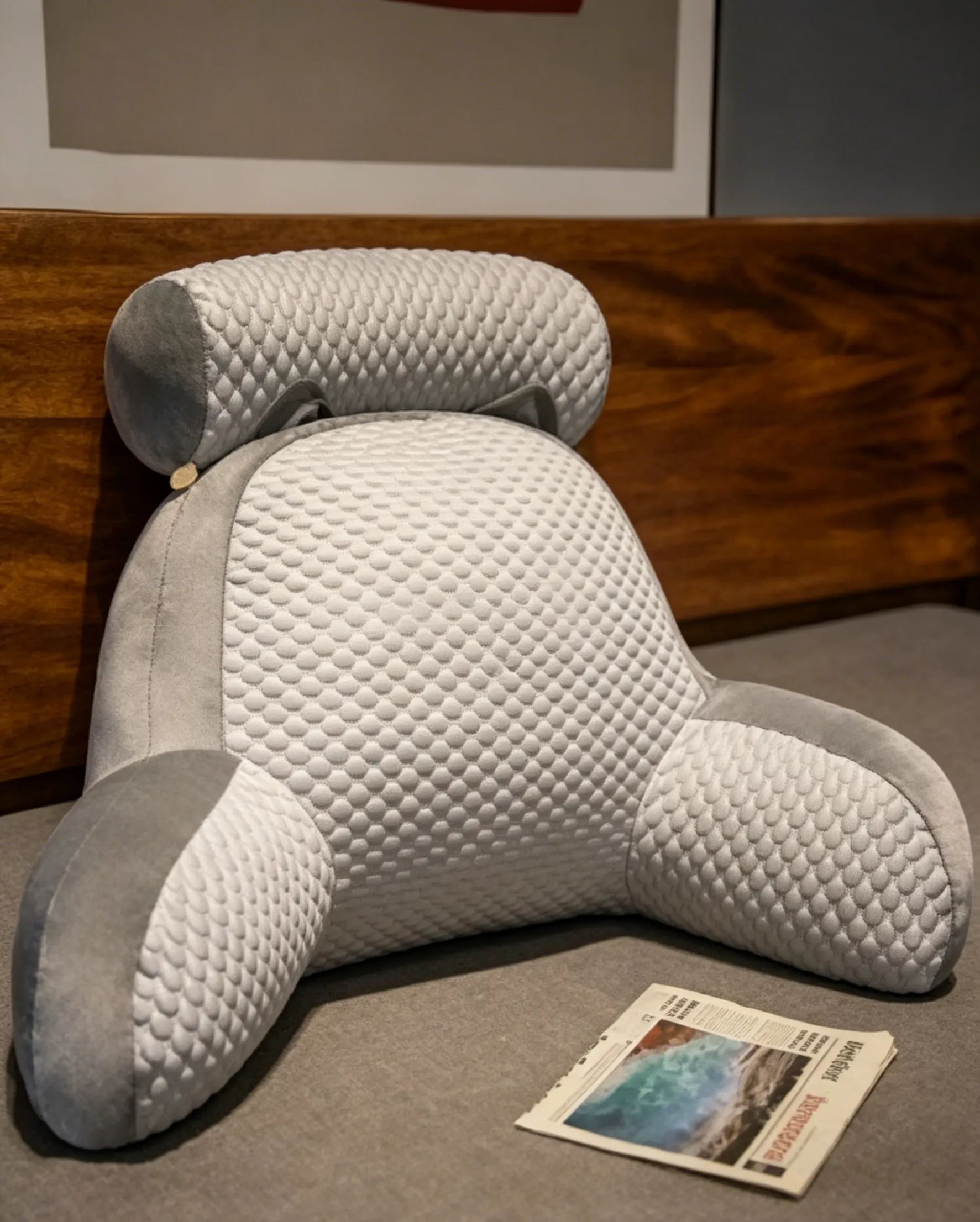 Cool feeling ice bumps cushion