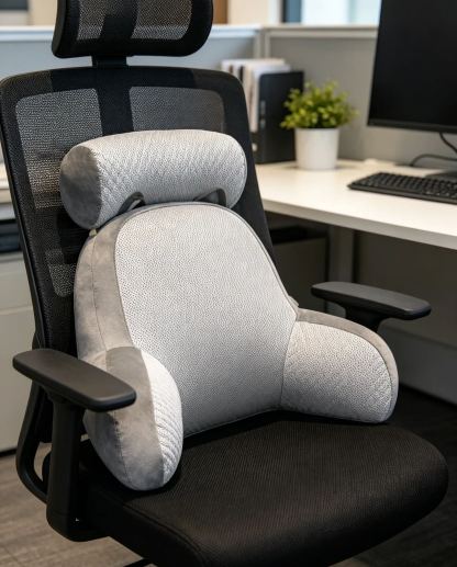 Cool feeling ice bumps cushion