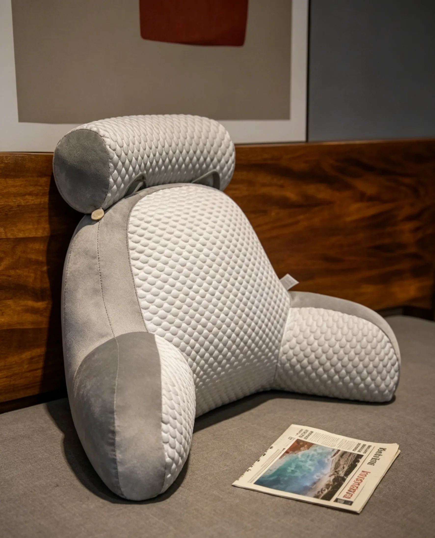 Cool feeling ice bumps cushion