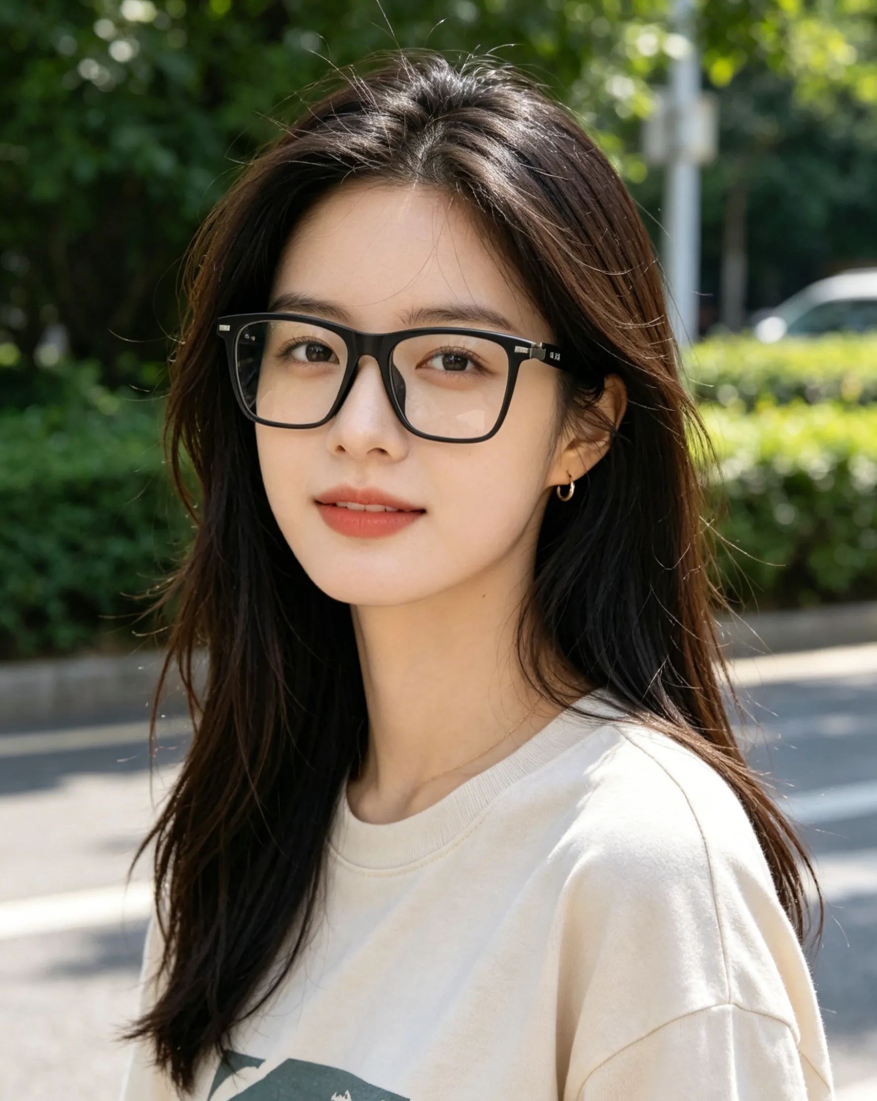 Smart Zoom Color-Changing Solar Real-Time AI Translation Glasses