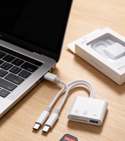 Say goodbye to memory anxiety -3-in-1 dual line card reader