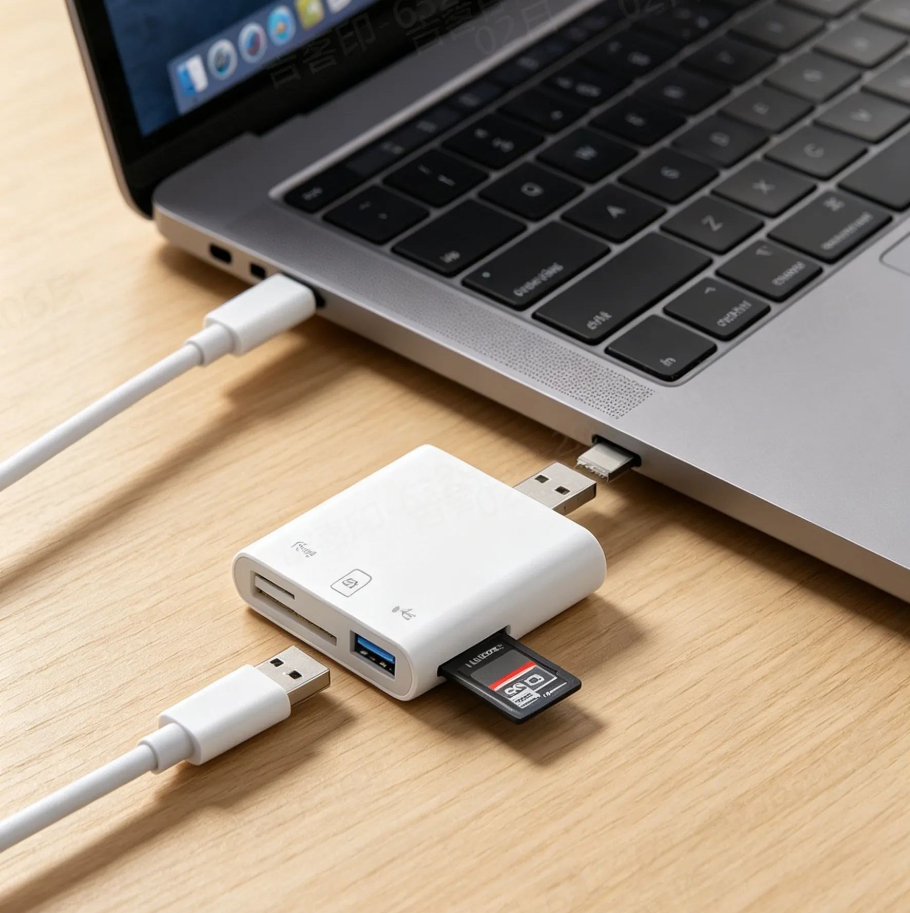 Say goodbye to memory anxiety -3-in-1 dual line card reader