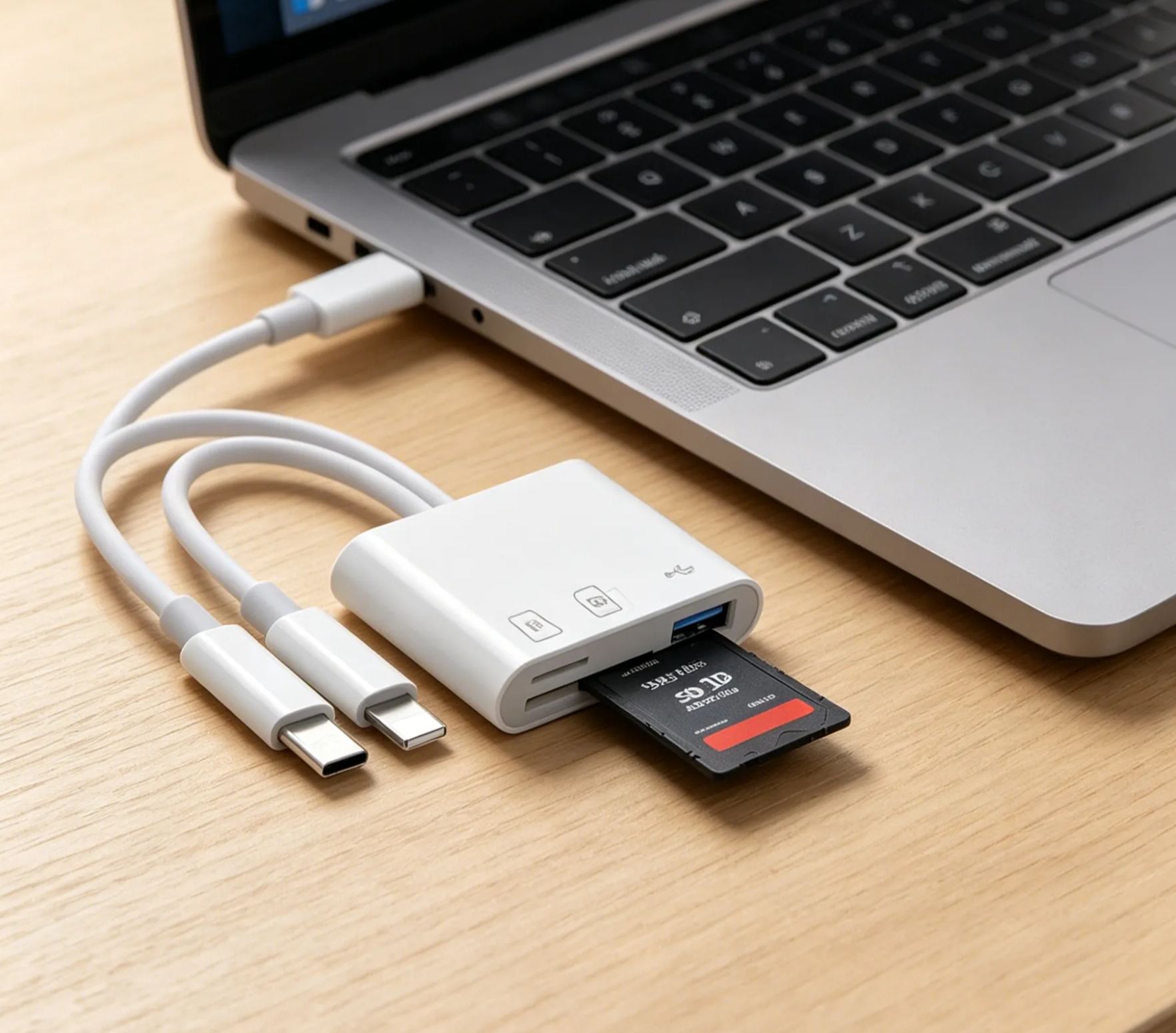 Say goodbye to memory anxiety -3-in-1 dual line card reader