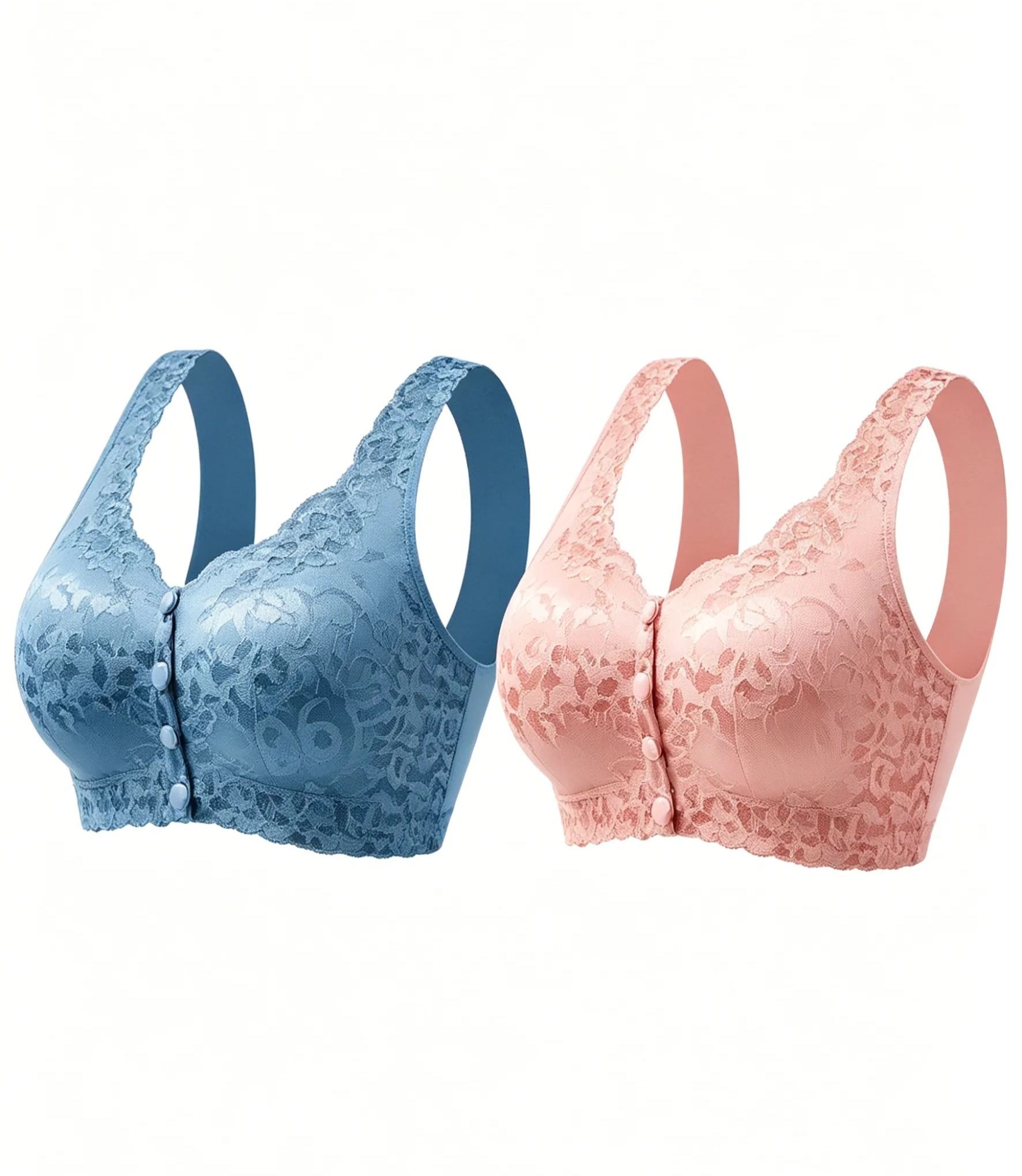 Save sagging and outward expansion: Thin, comfortable, zero-gravity front-closure bra