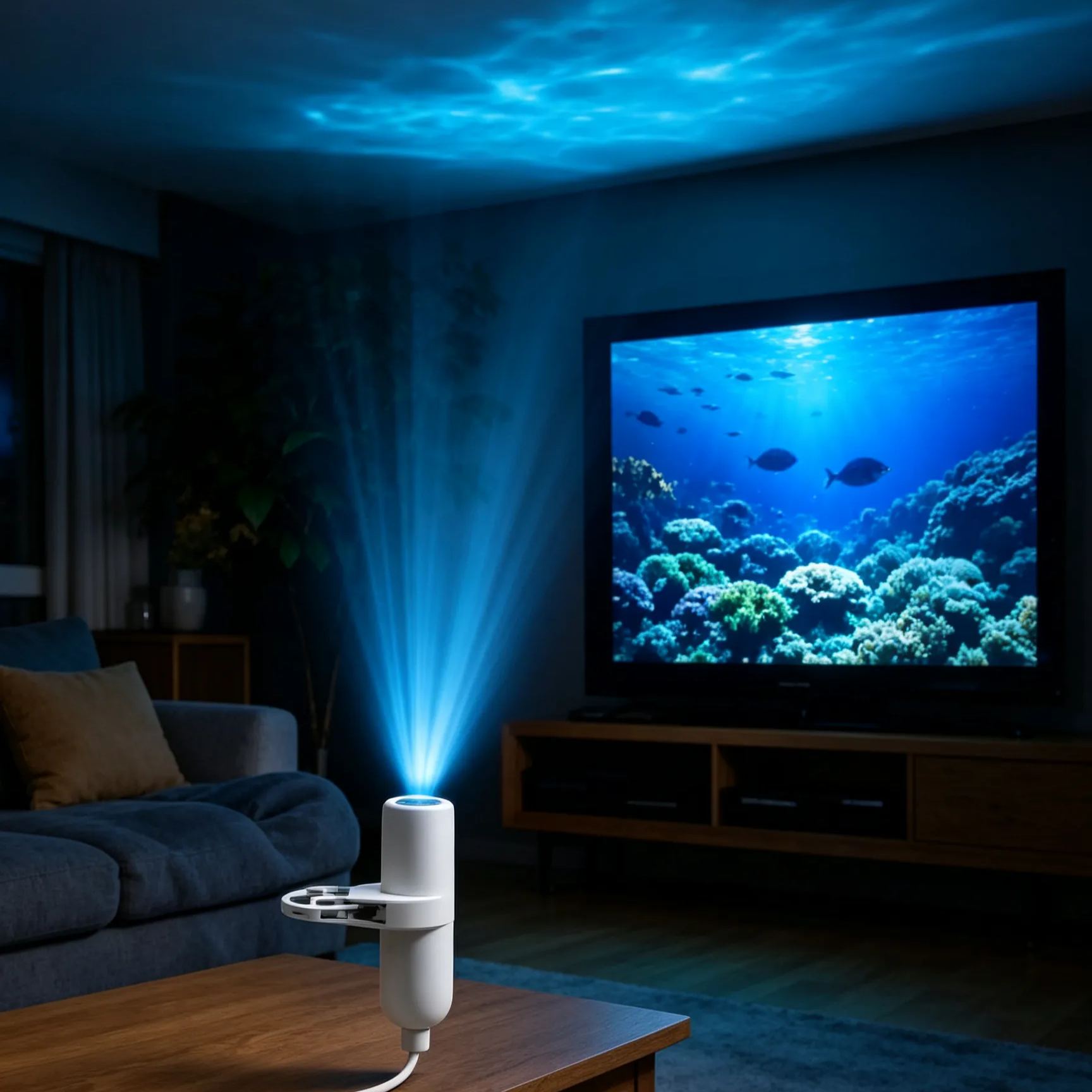 Creative deep sea projection lamp