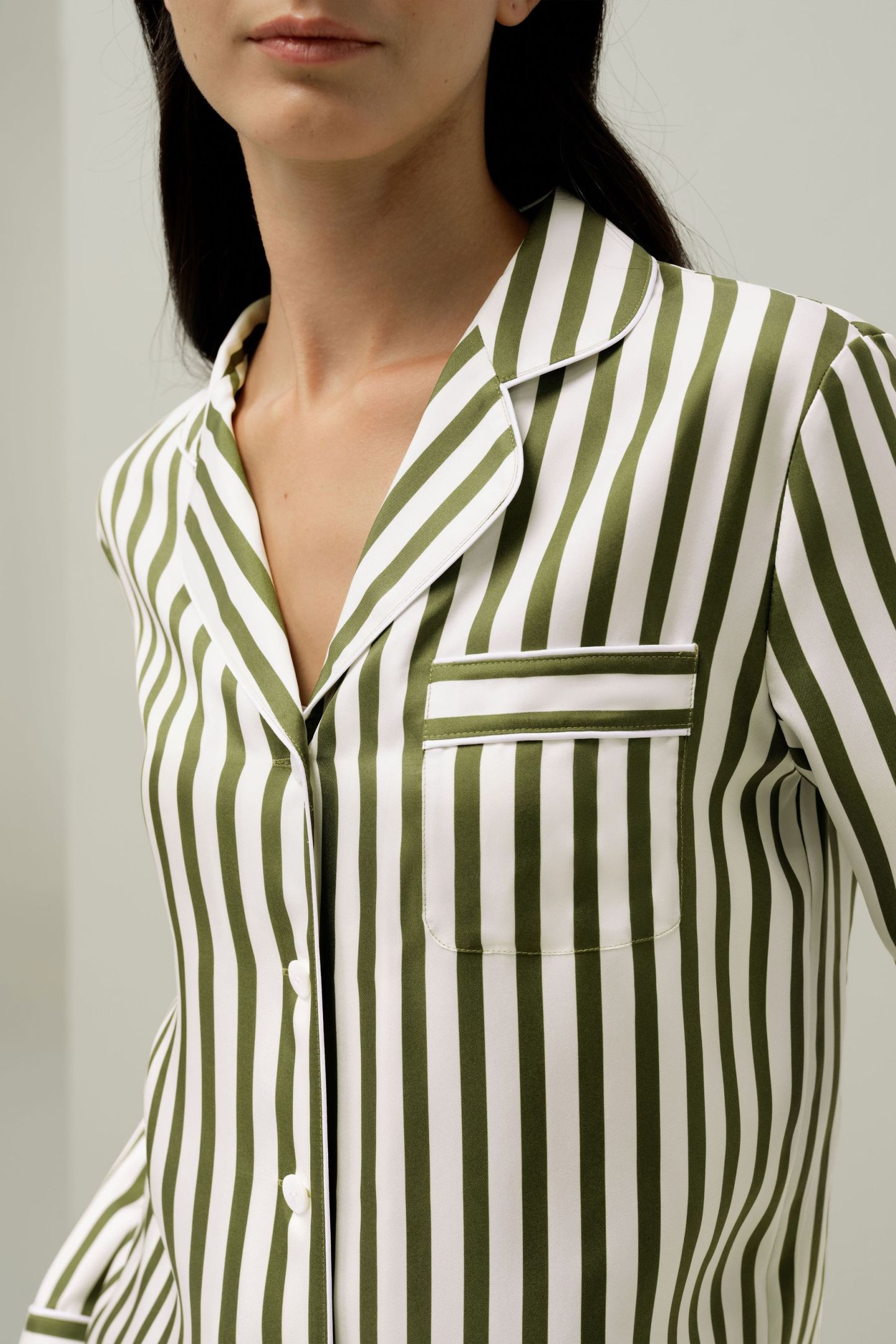 #color_Green-White Pinstripe