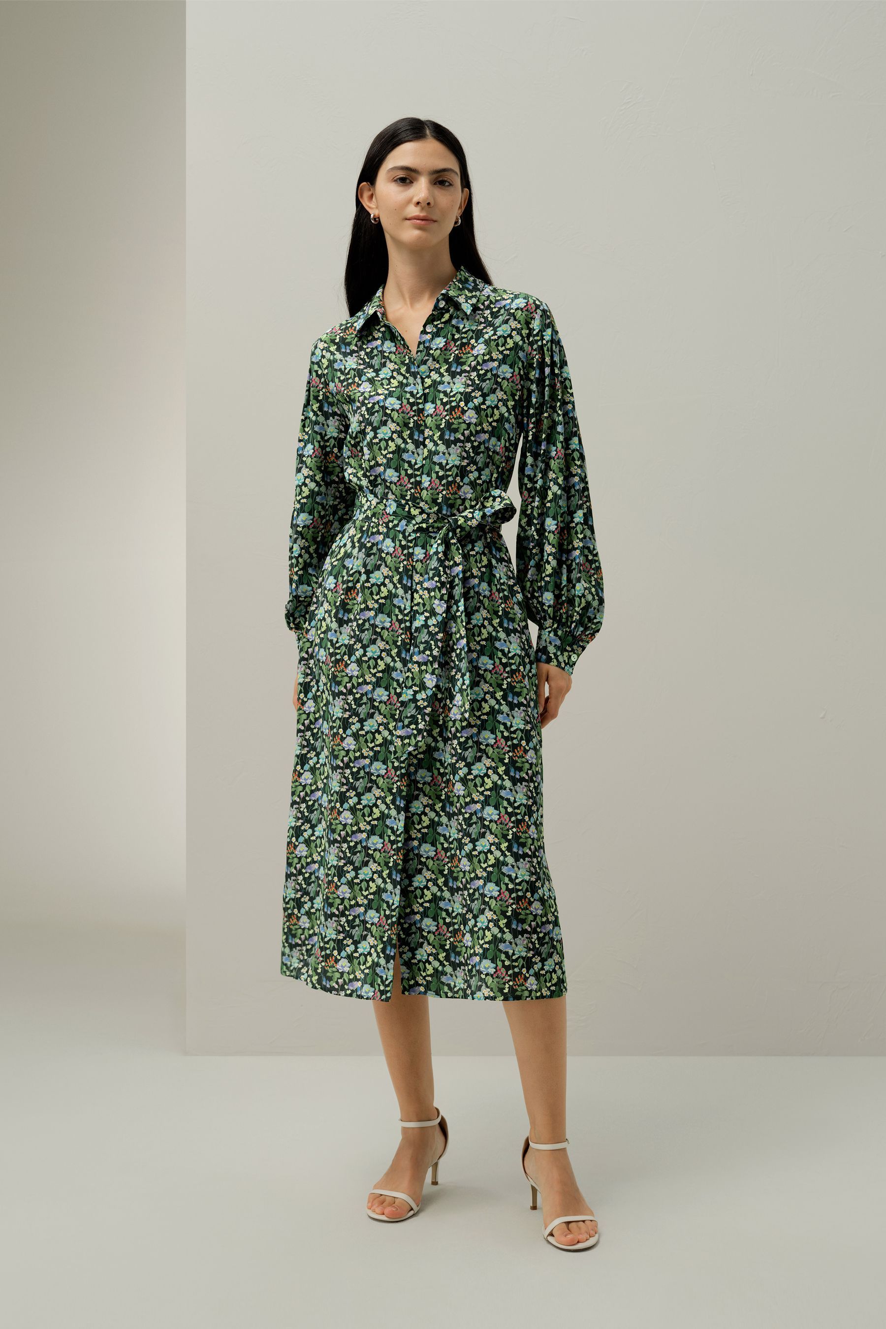 Fairytale Forest Midi-length Shirtdress - Made With Liberty Fabric