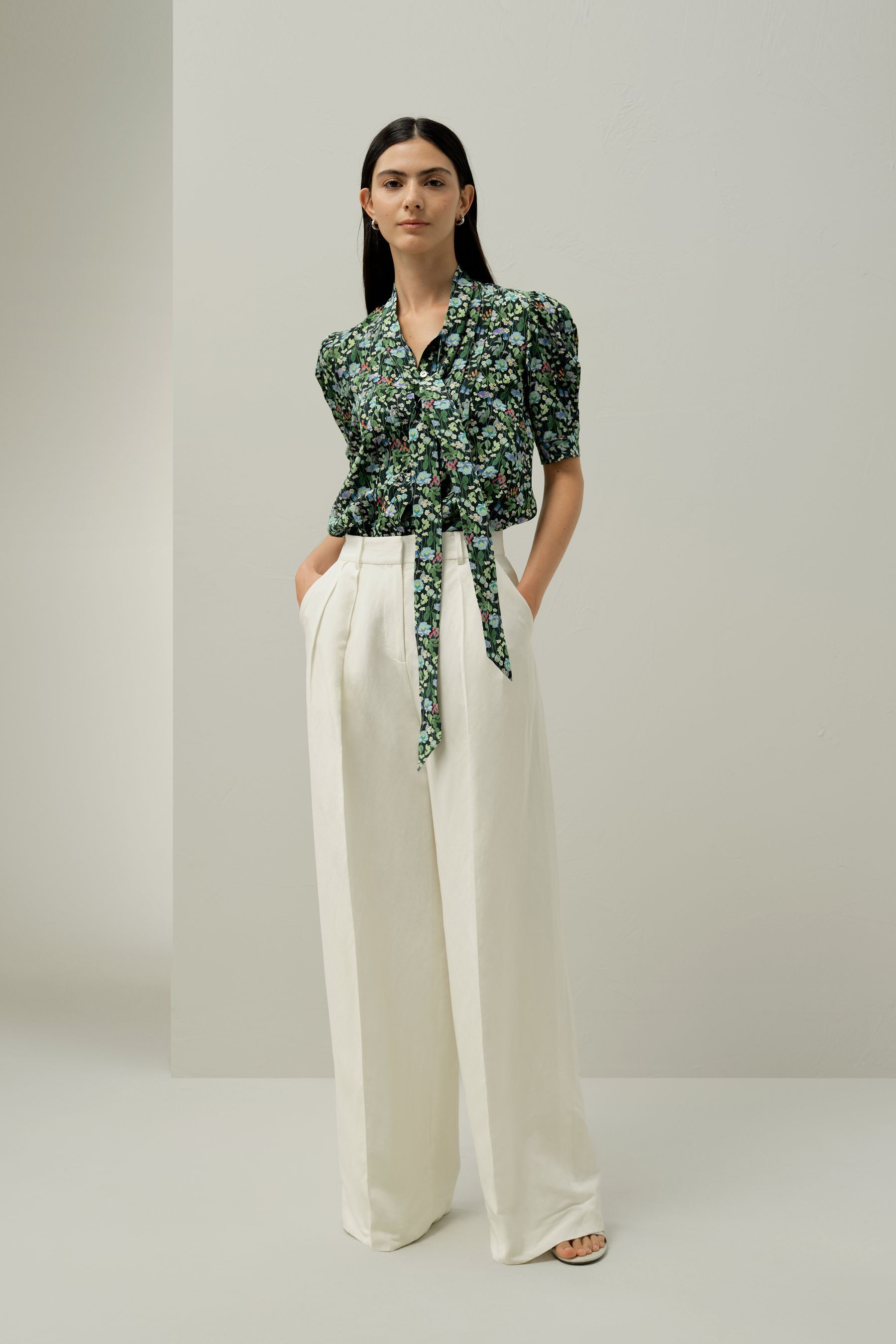 Puff-Sleeve Blouse - Made With Liberty Fabric