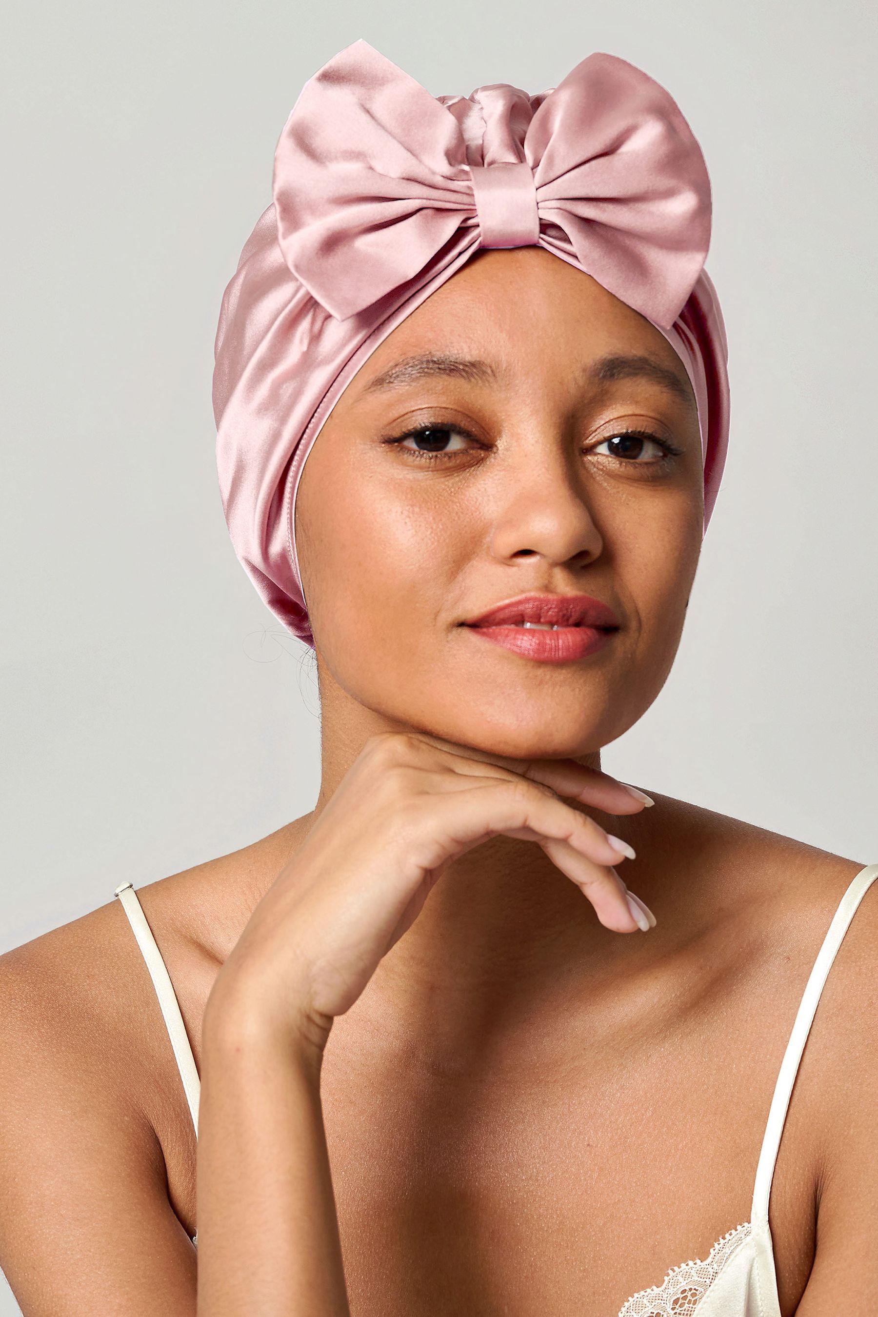 Vintage Bow-Knot Sleep Cap