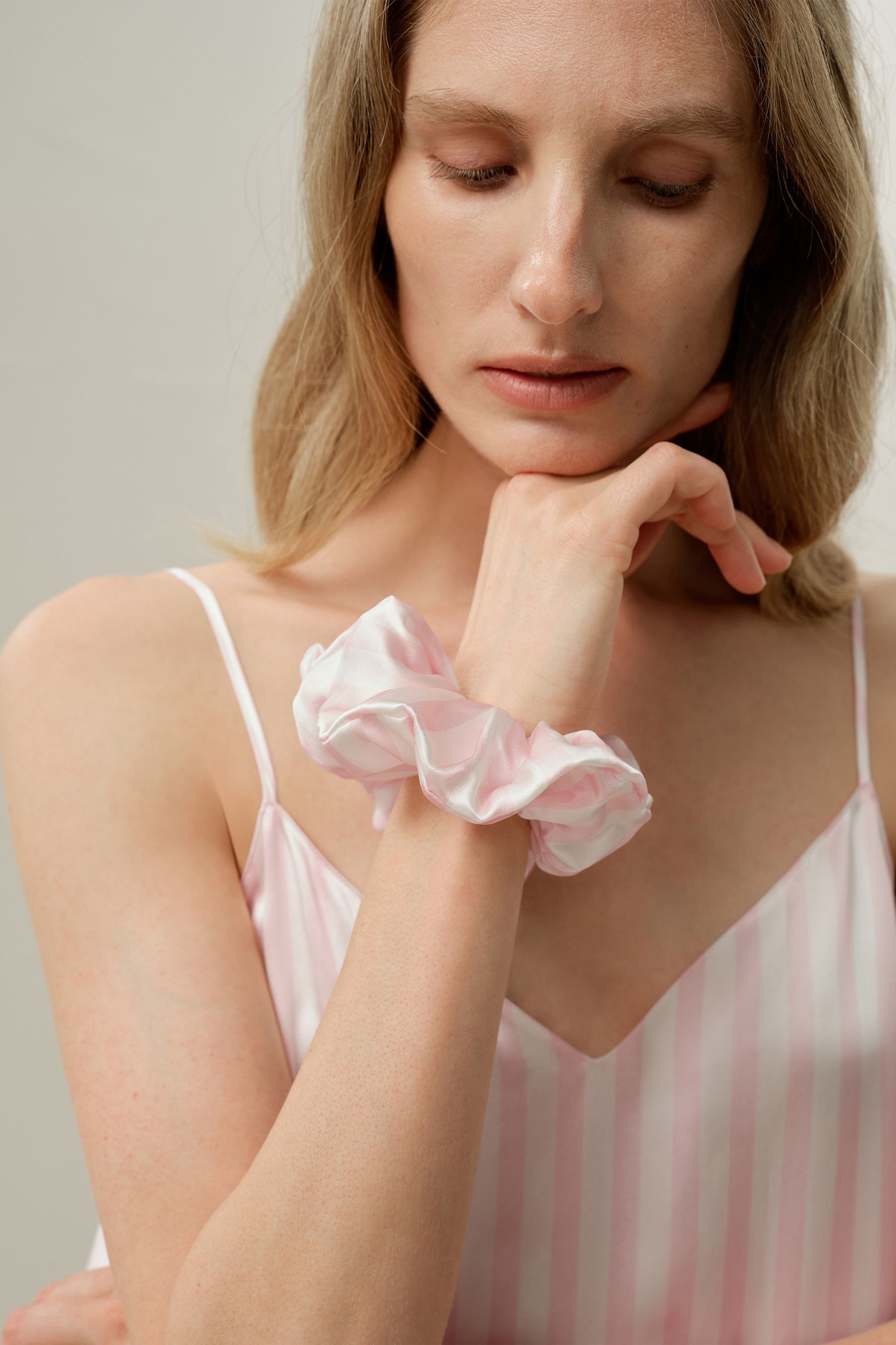 #color_Light Rosy & White Stripe