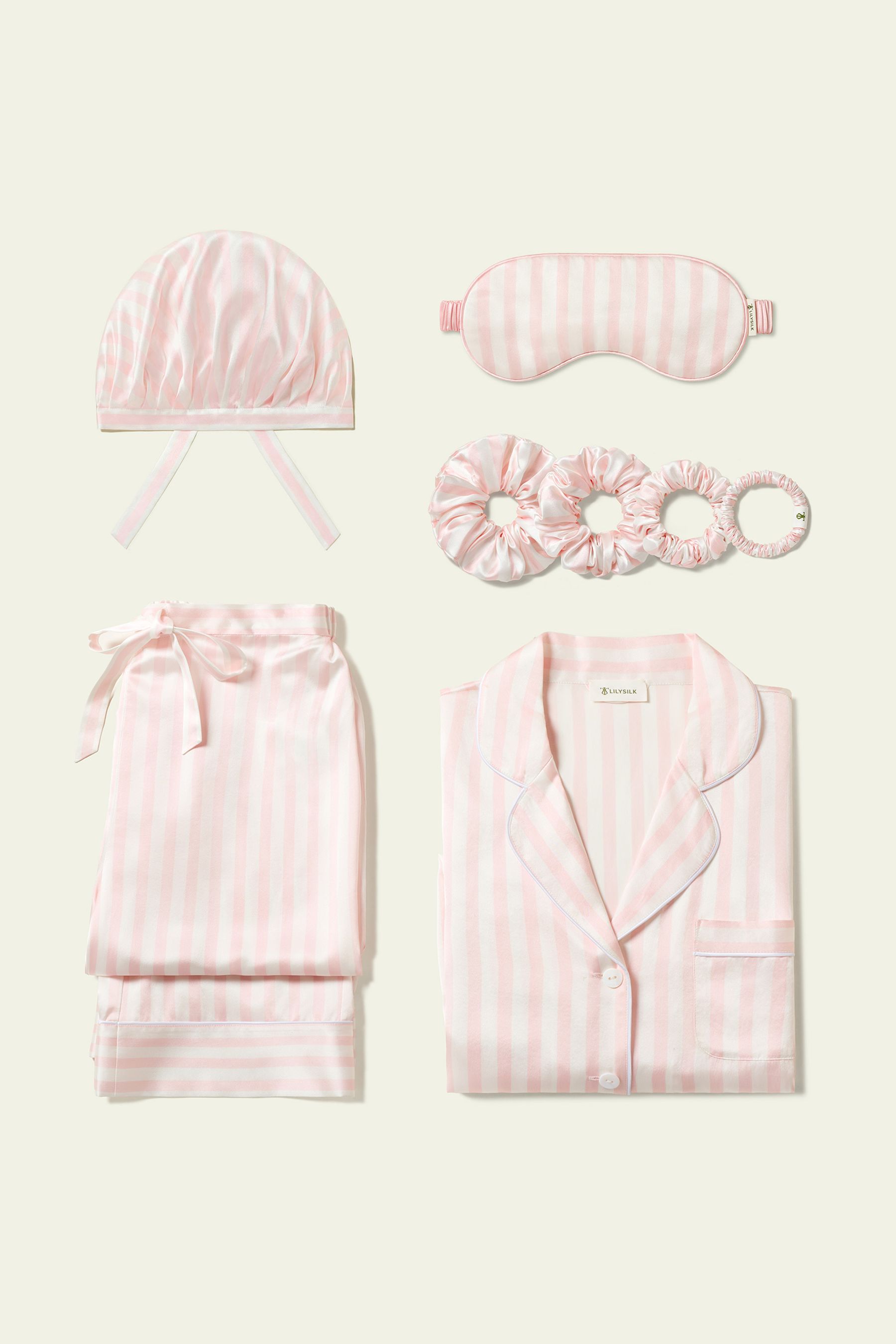 #color_Light Rosy & White Stripe