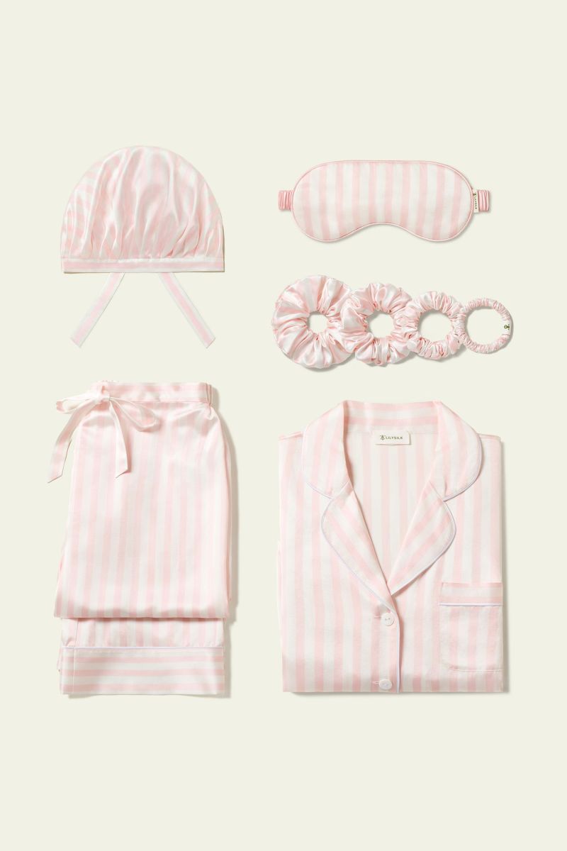 #color_Light Rosy & White Stripe
