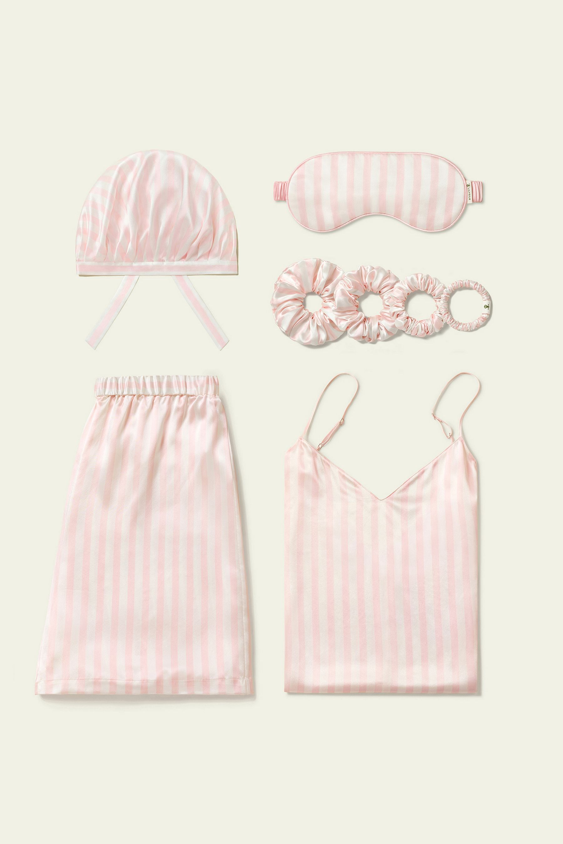 #color_Light Rosy & White Stripe