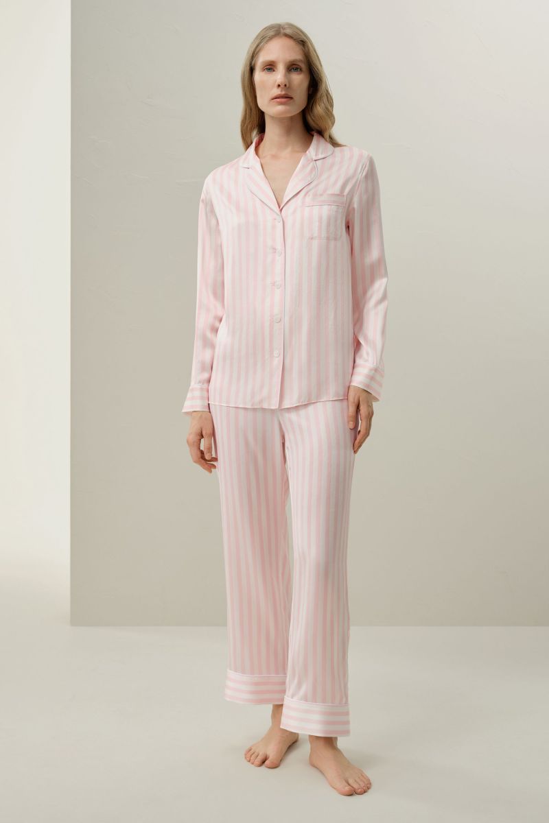 #color_Light Rosy & White Stripe