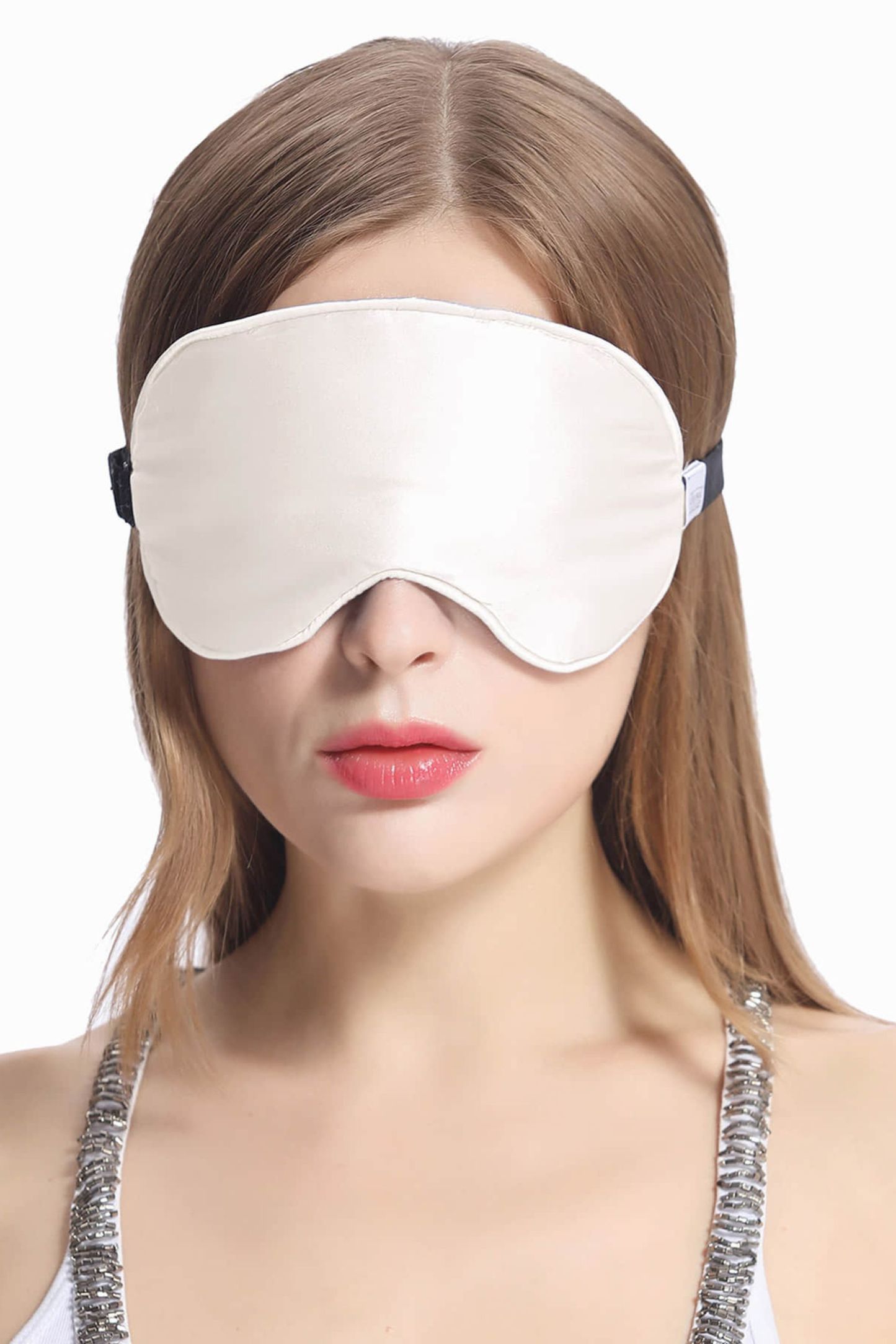 22MM Silk Sleep Eye Mask With Wide Elastic Band