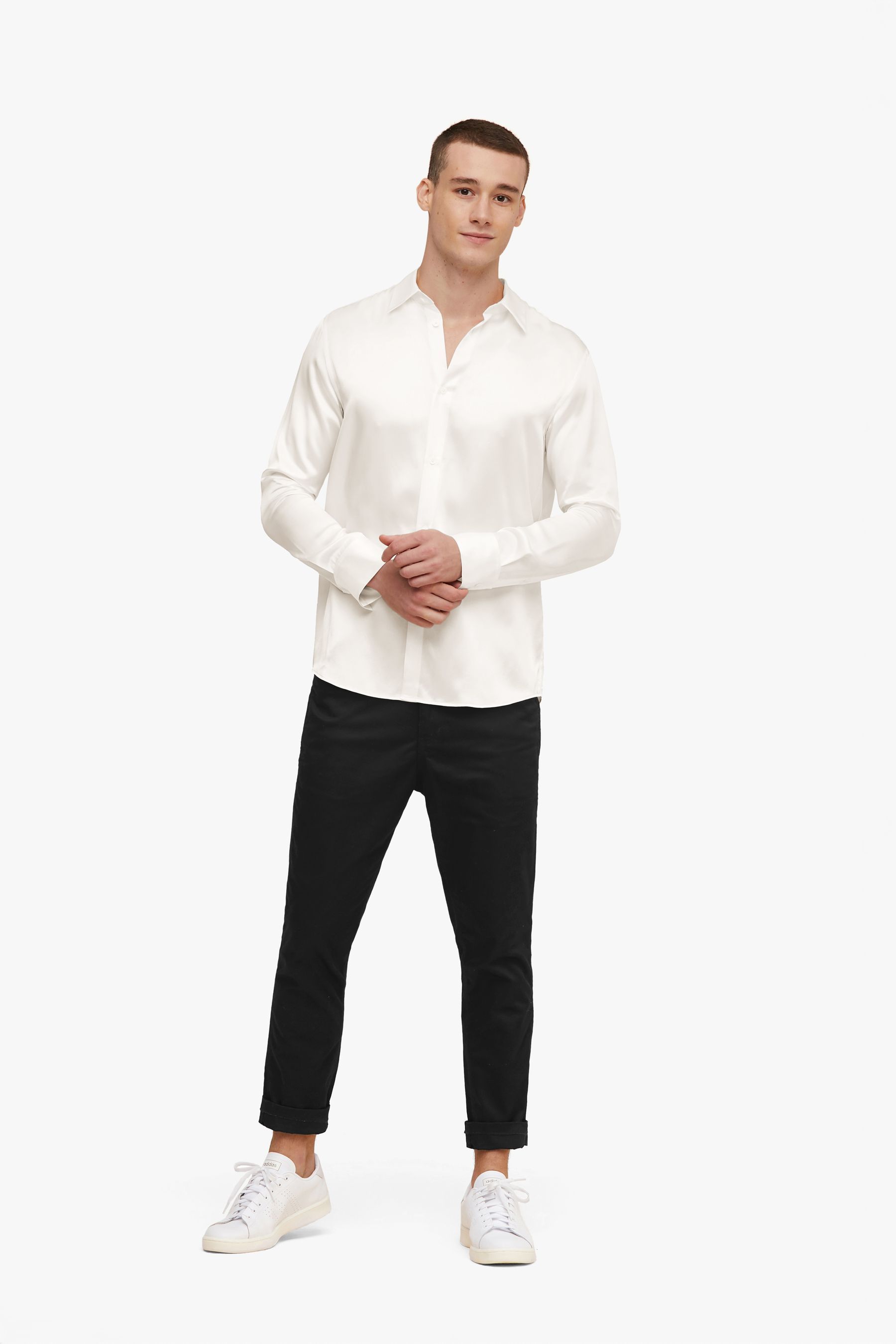 Mulberry Silk Basic Mens Shirt