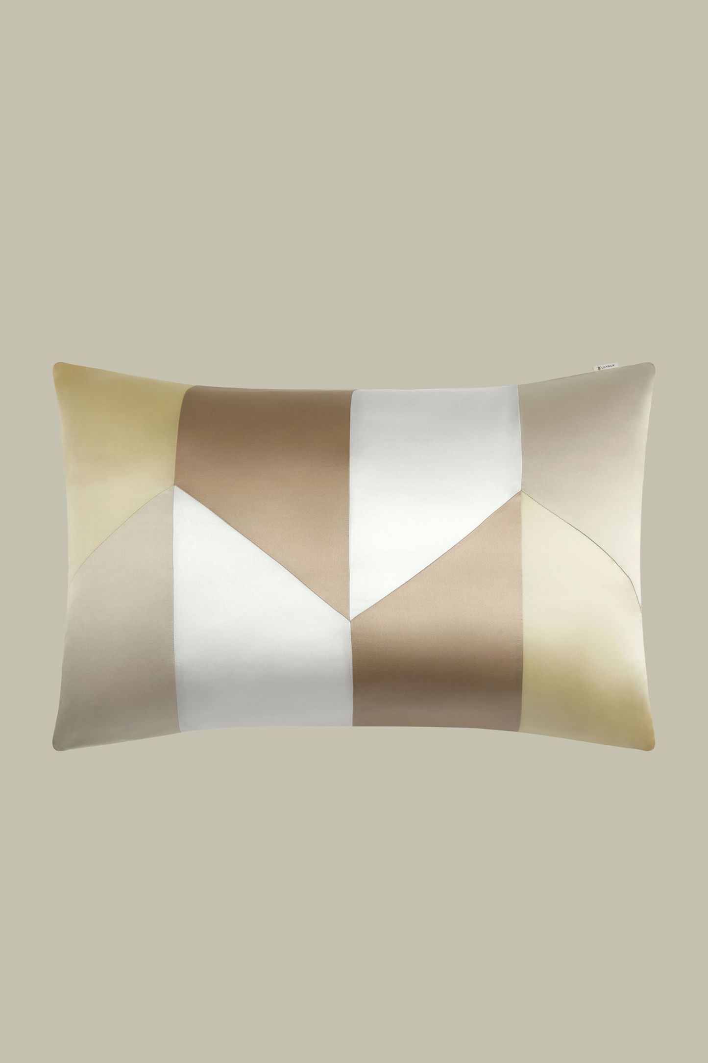Zero-waste Geometric Flow Pattern Silk Pillowcase