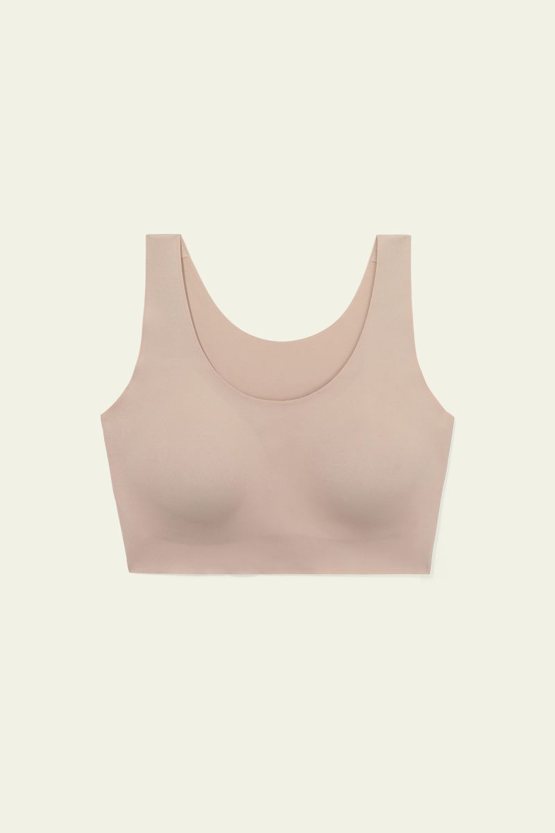 One-Size-Fits-Most Classic Wireless Silk Bra For Women