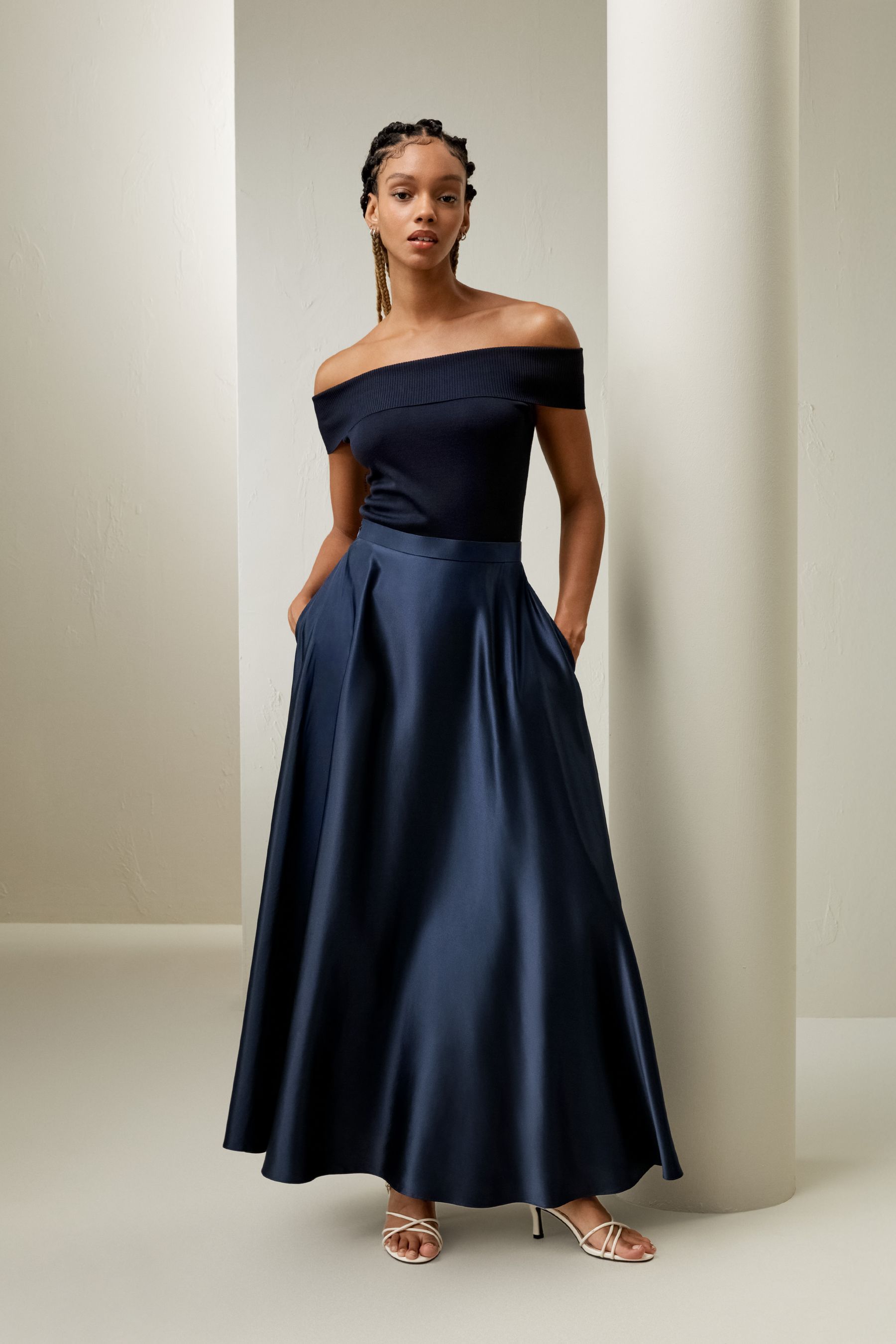 Selene Umbrella Maxi Skirt