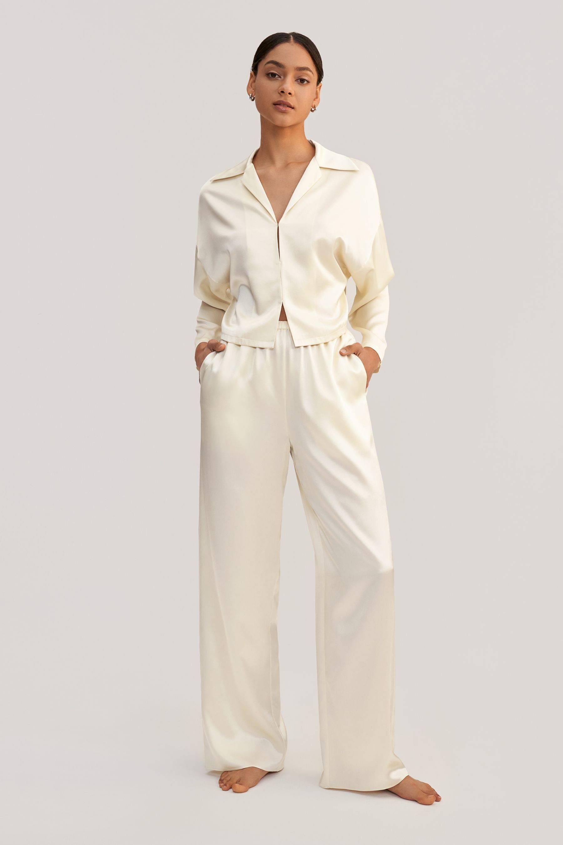 Jasmine Silk Pullover Pajama Set