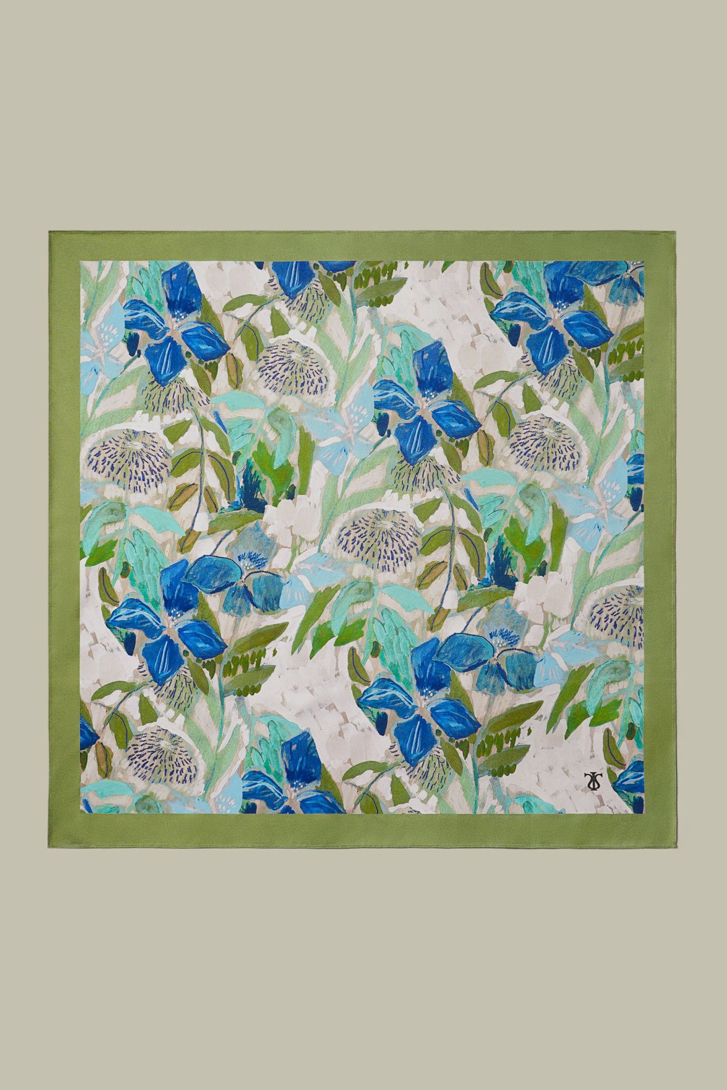 #color_Oil Painting Floral Pattern