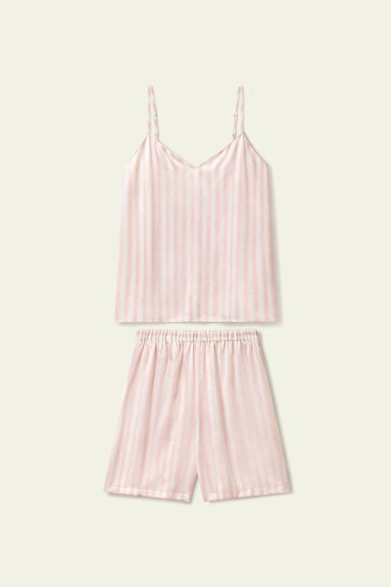 #color_Light Rosy & White Stripe