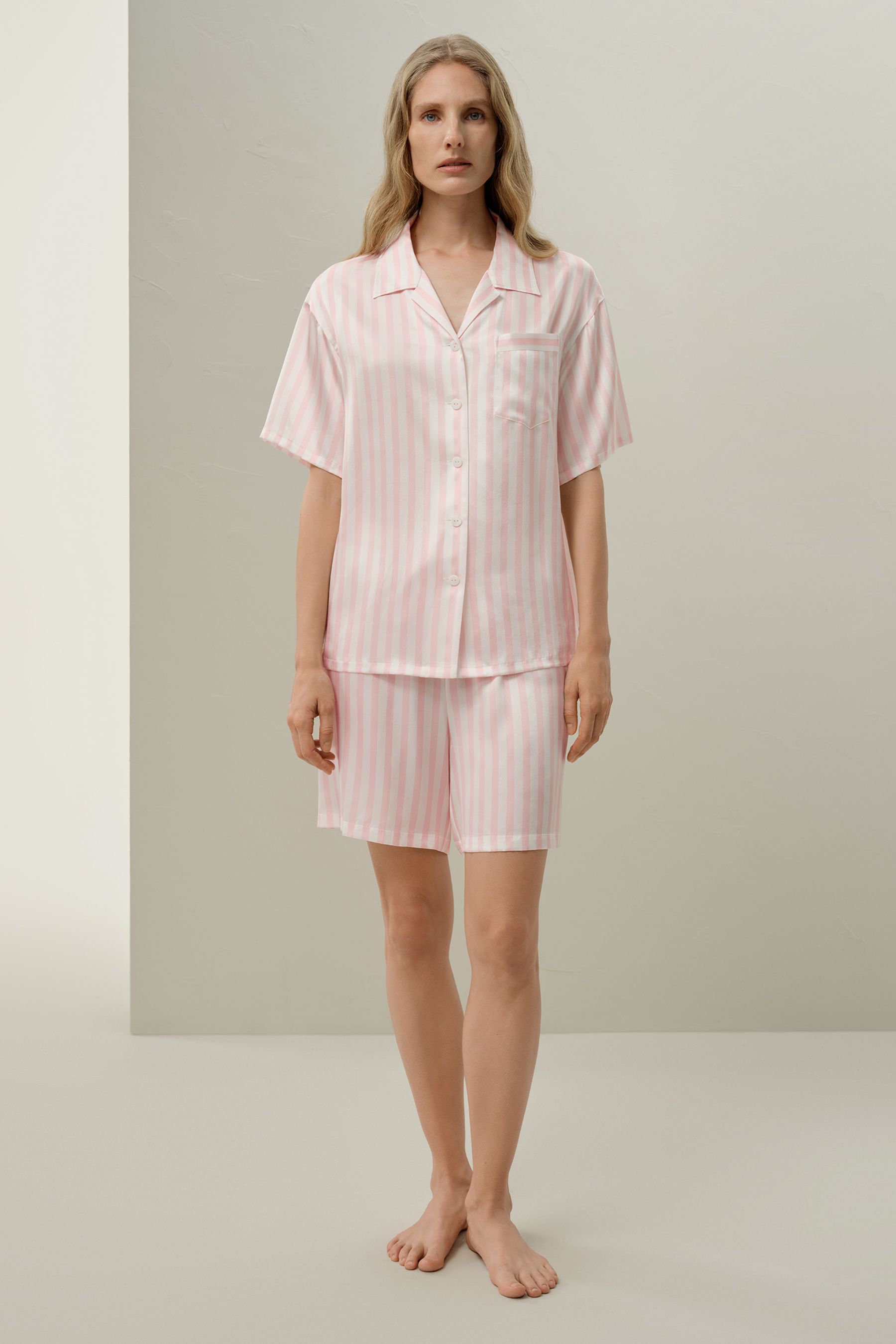 #color_Light Rosy & White Stripe