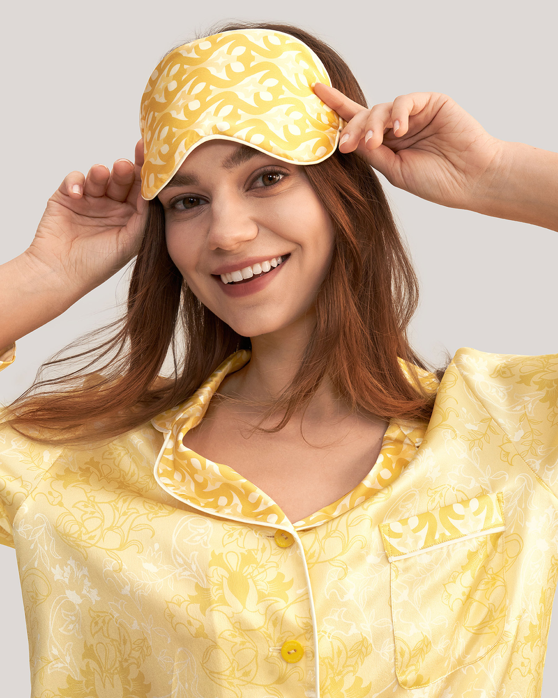 #color_Gold Monogram Print