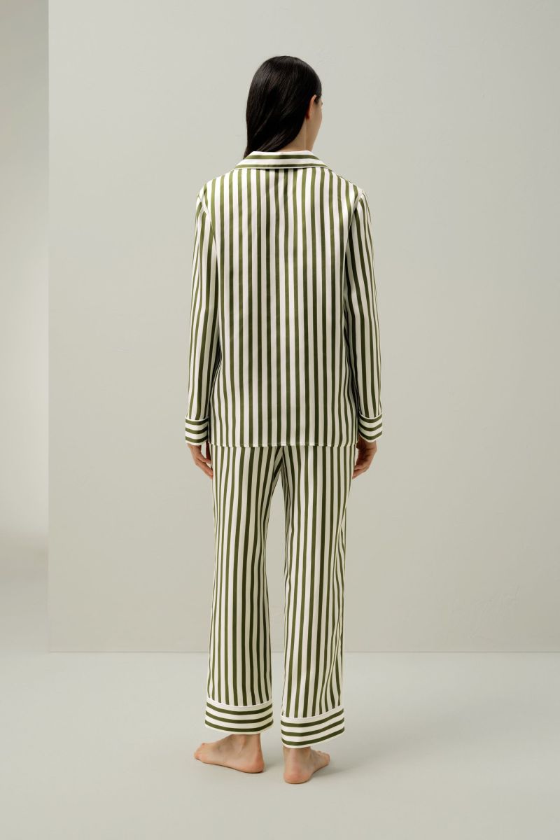 #color_Green-White Pinstripe