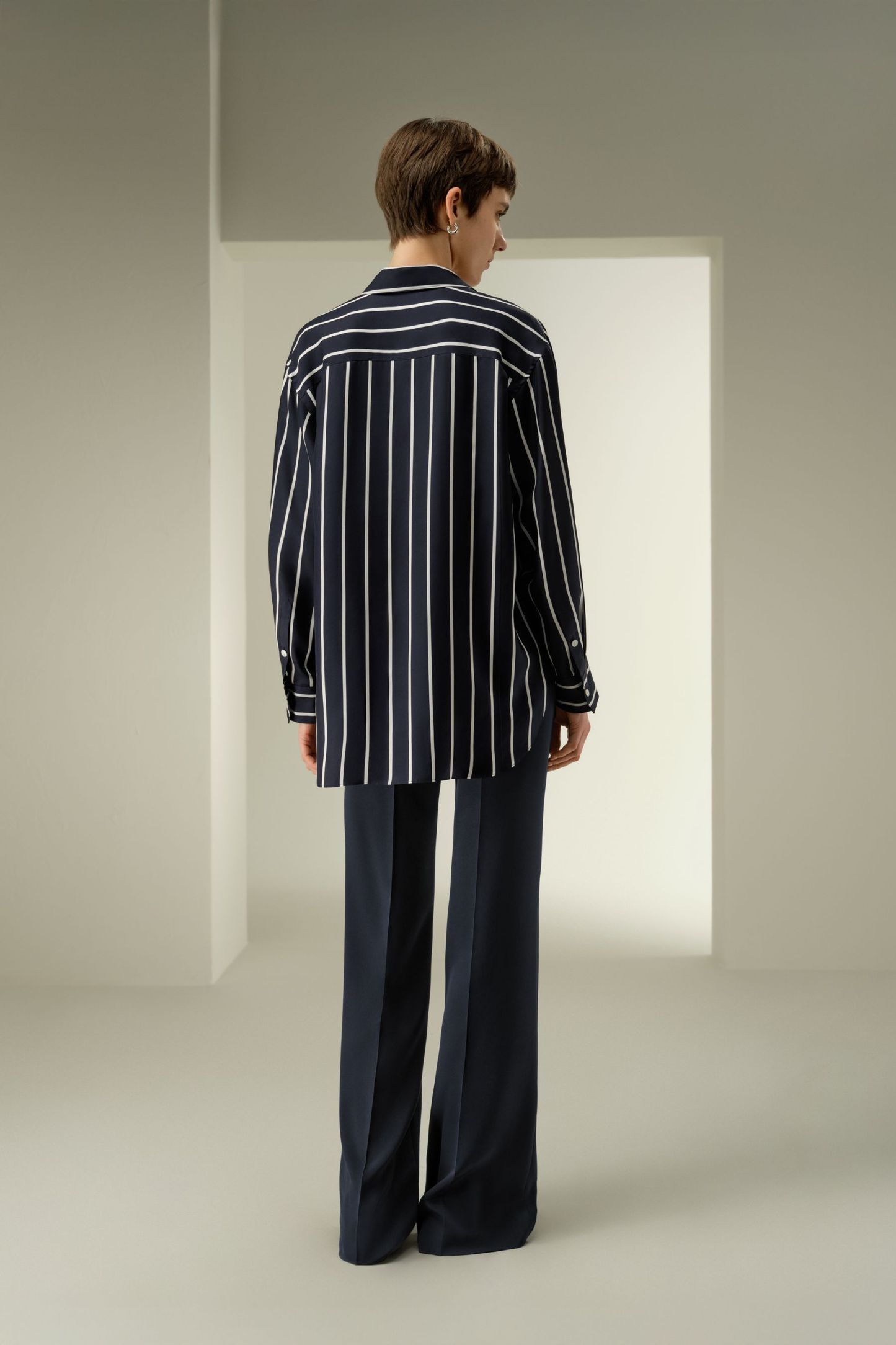 #color_Navy&White Stripe