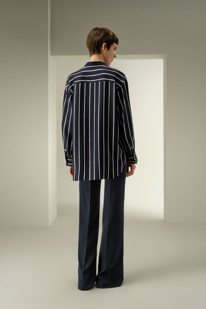 #color_Navy&White Stripe