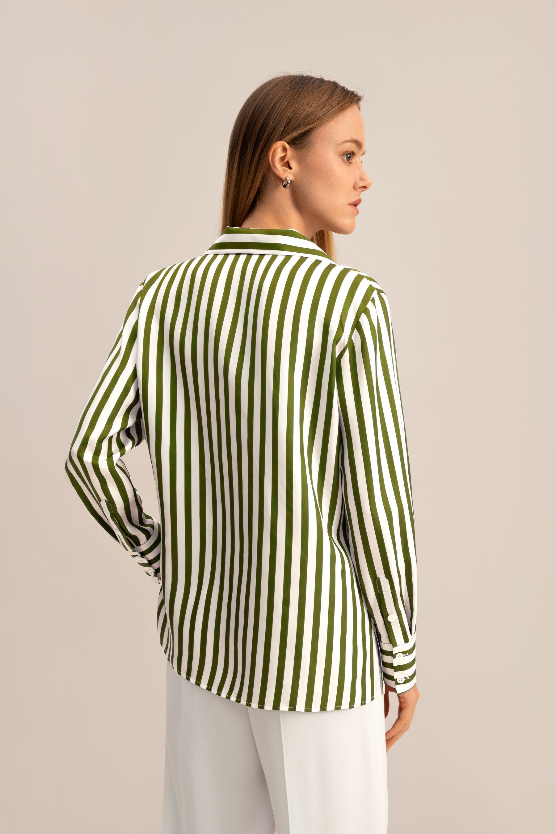 #color_Green-White Pinstripe