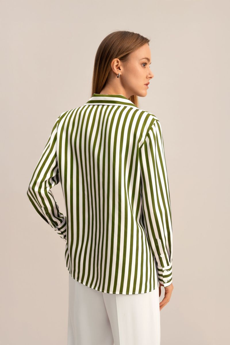 #color_Green-White Pinstripe