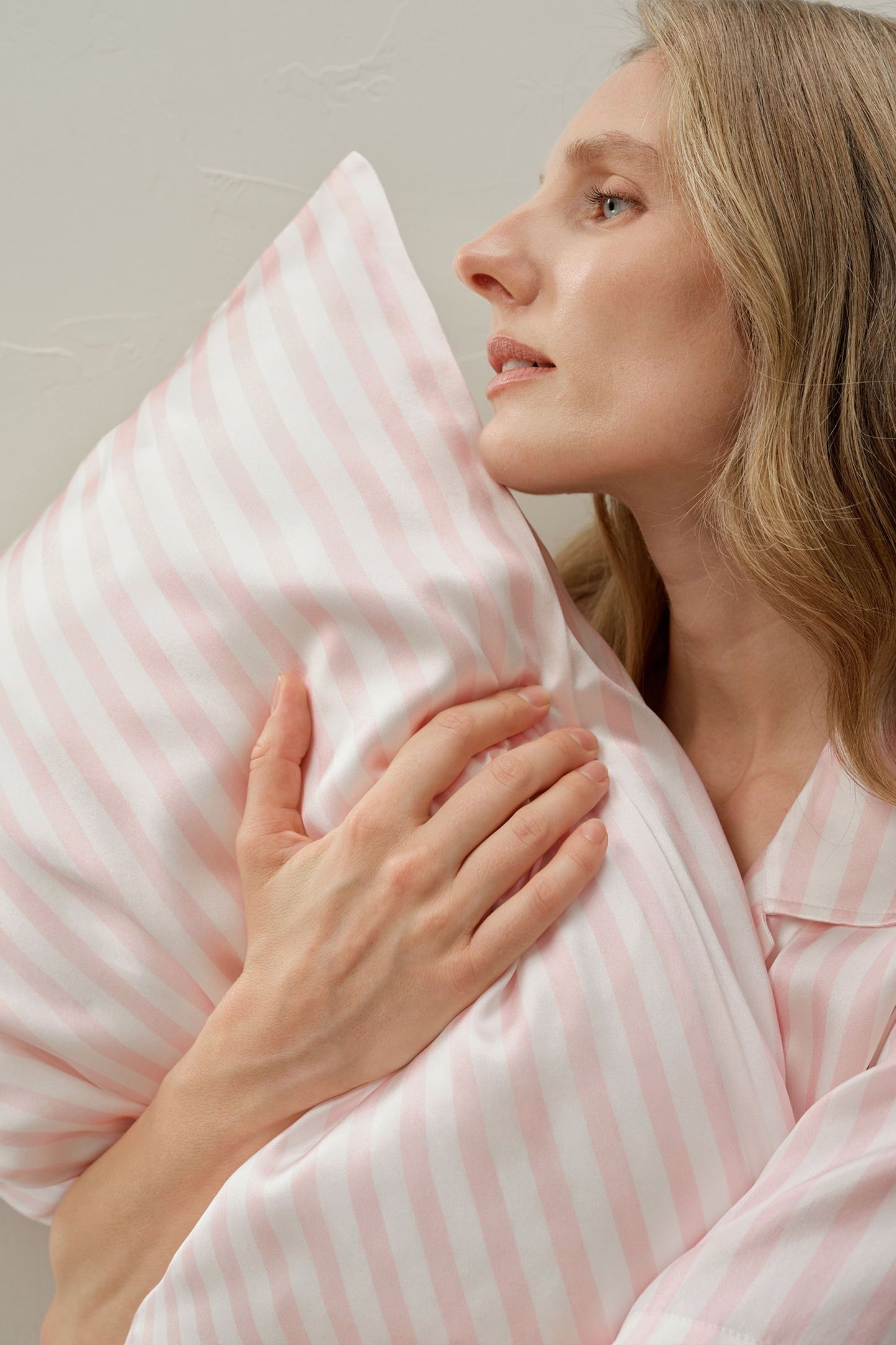 #color_Light Rosy & White Stripe