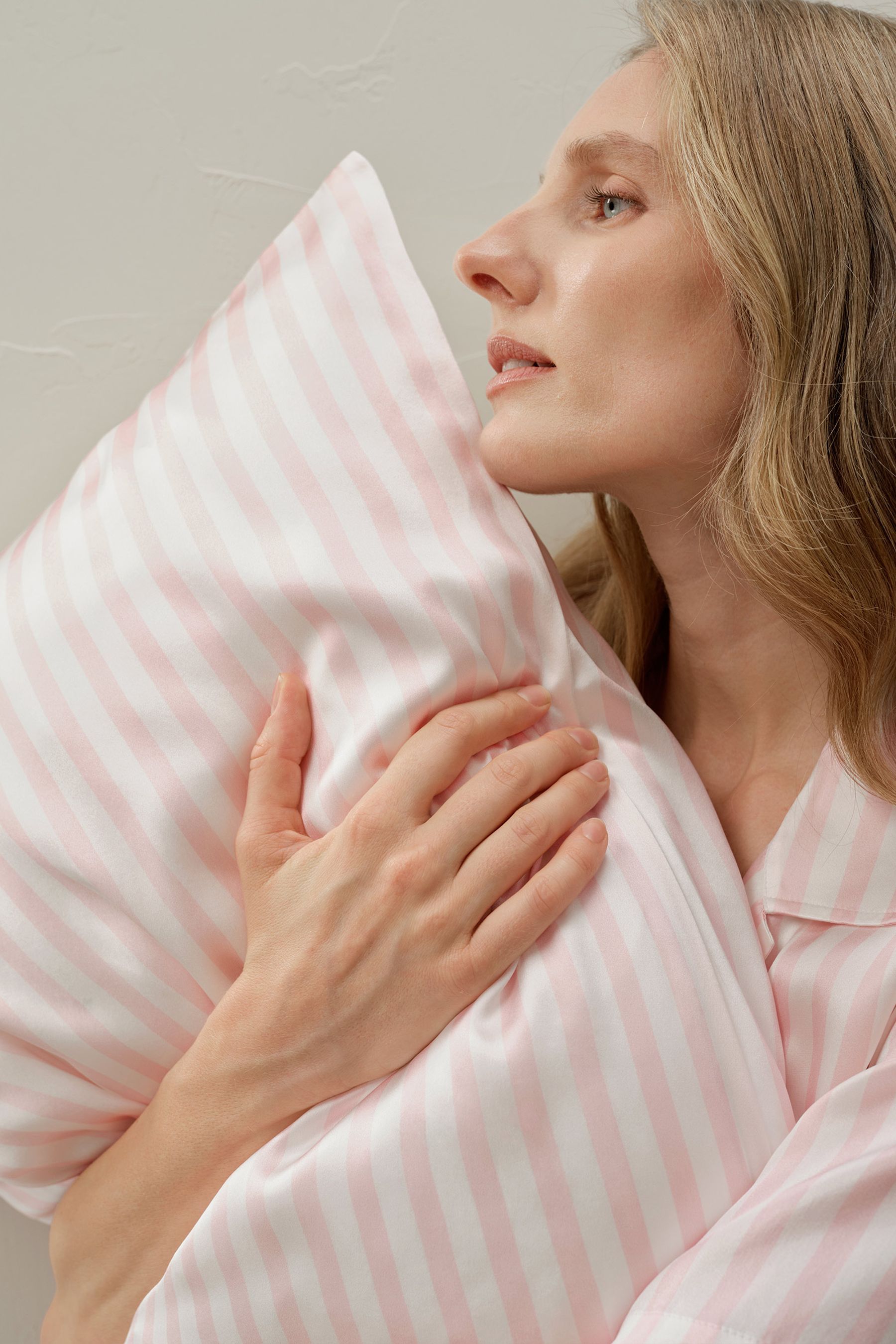 #color_Light Rosy & White Stripe