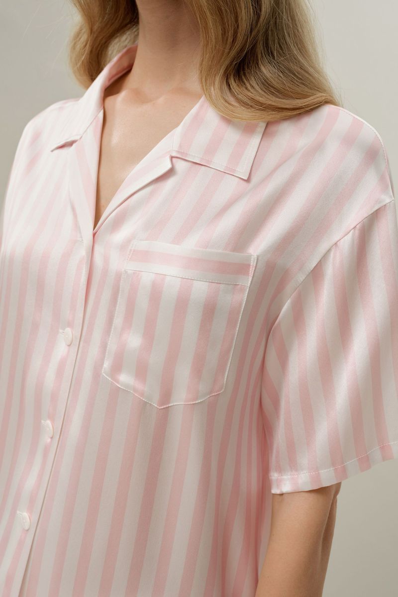 #color_Light Rosy & White Stripe