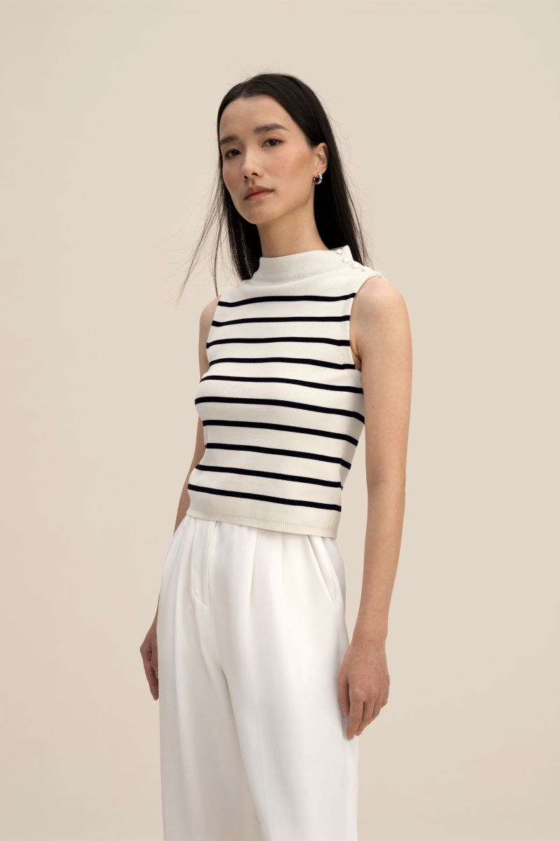 #color_White With Black Stripes