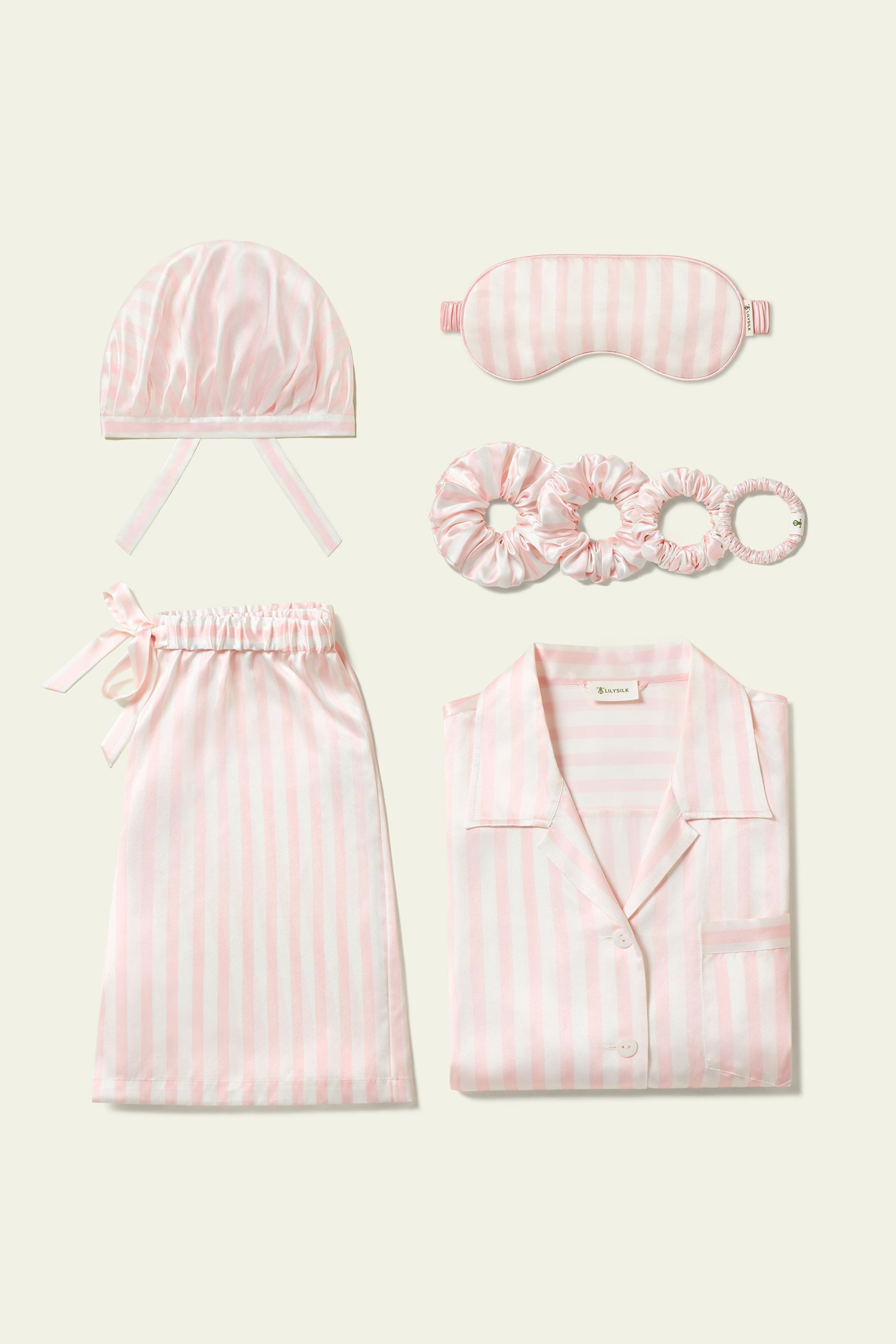 #color_Light Rosy & White Stripe