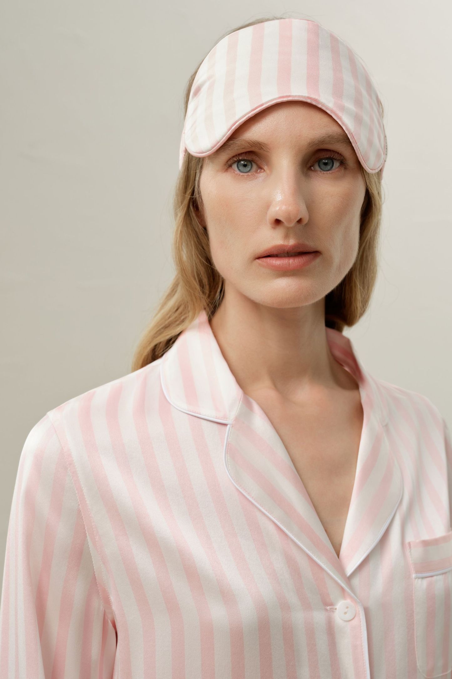 #color_Light Rosy & White Stripe