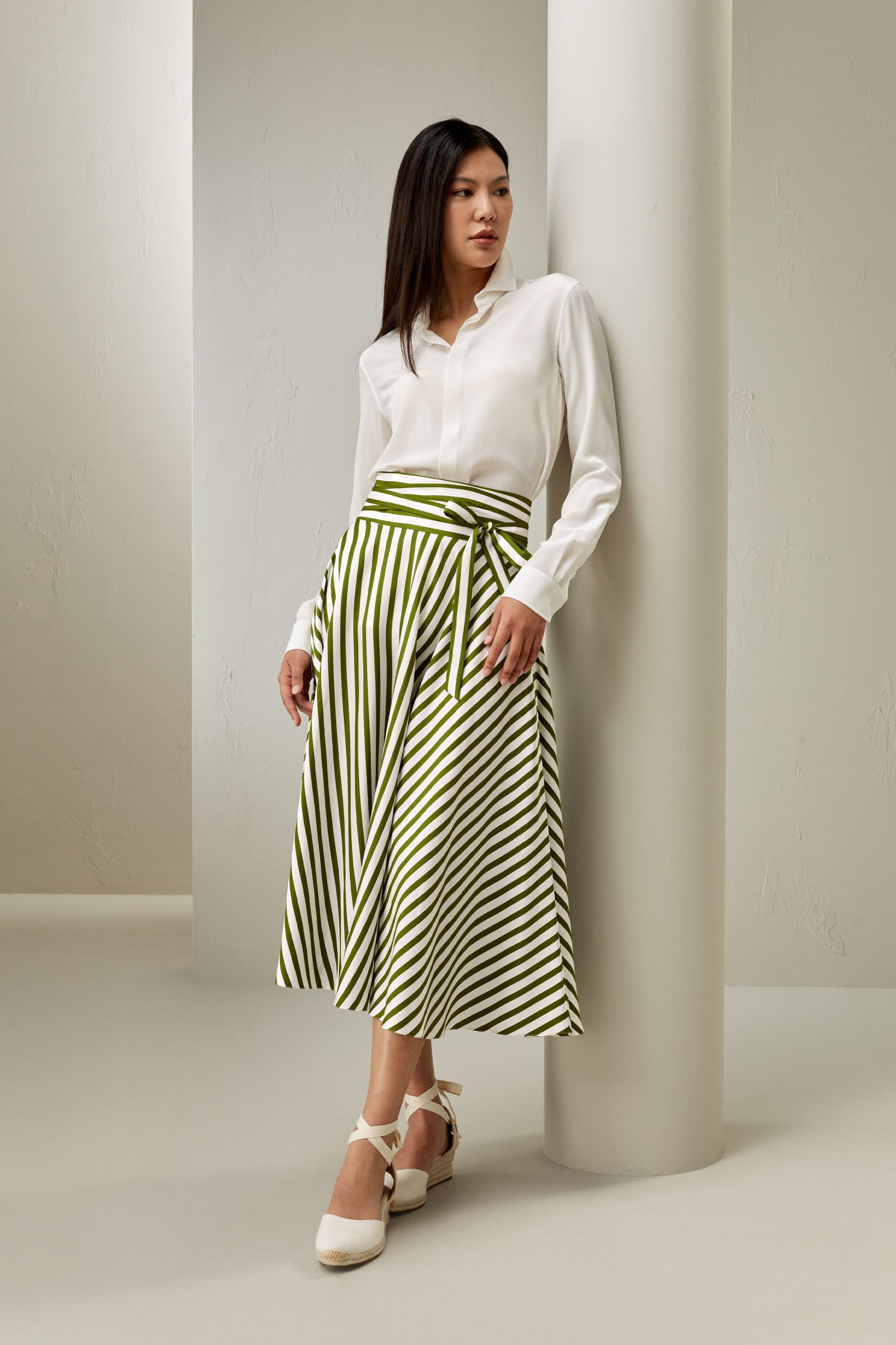 #color_Green-White Pinstripe