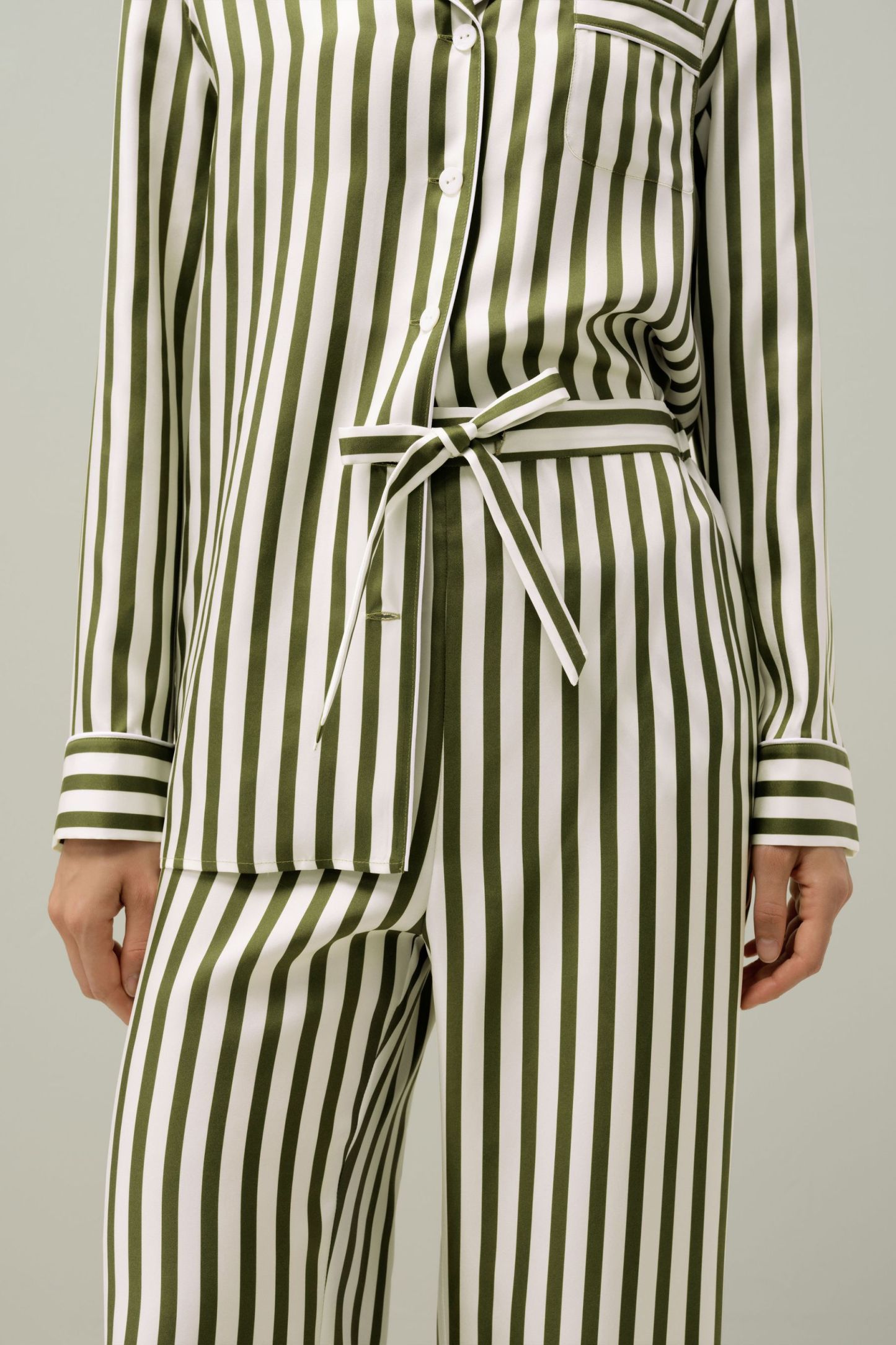 #color_Green-White Pinstripe