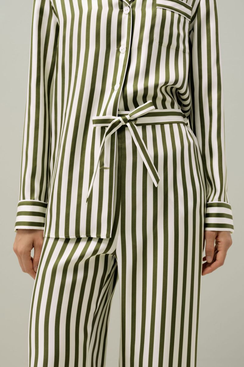 #color_Green-White Pinstripe