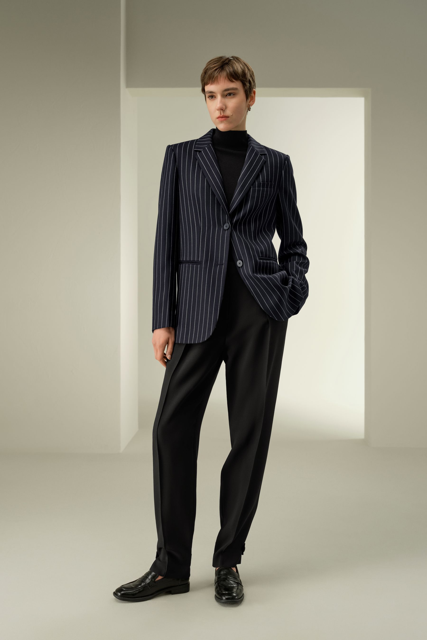 #color_Navy White Pinstripe