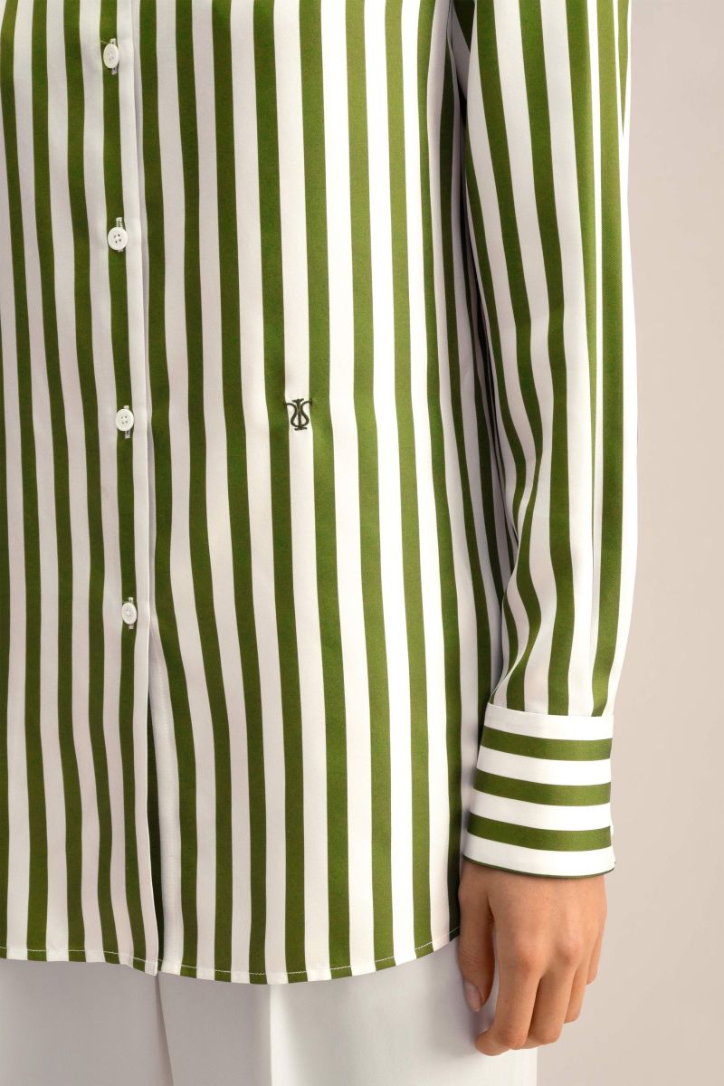 #color_Green-White Pinstripe